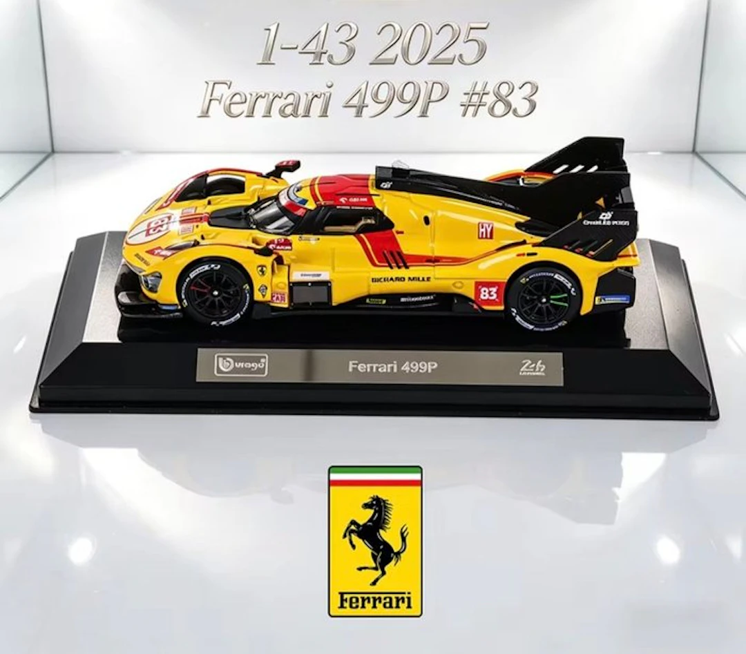 Bburago 1:43 - Model car - Ferrari 499P #83