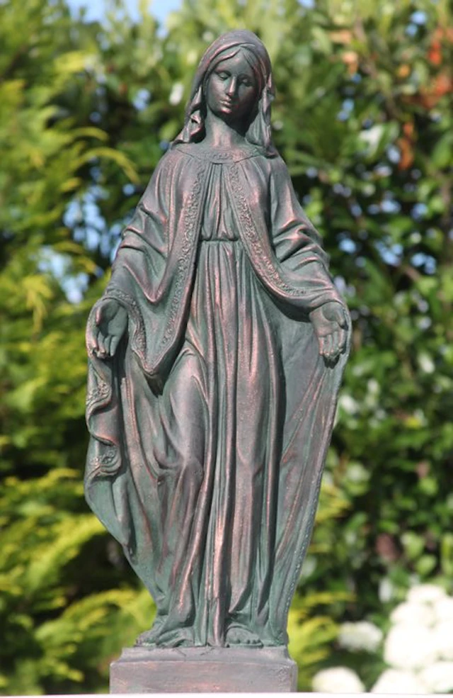 Statue, Beeld van Moeder Maria - 80 cm - Mgo compensation