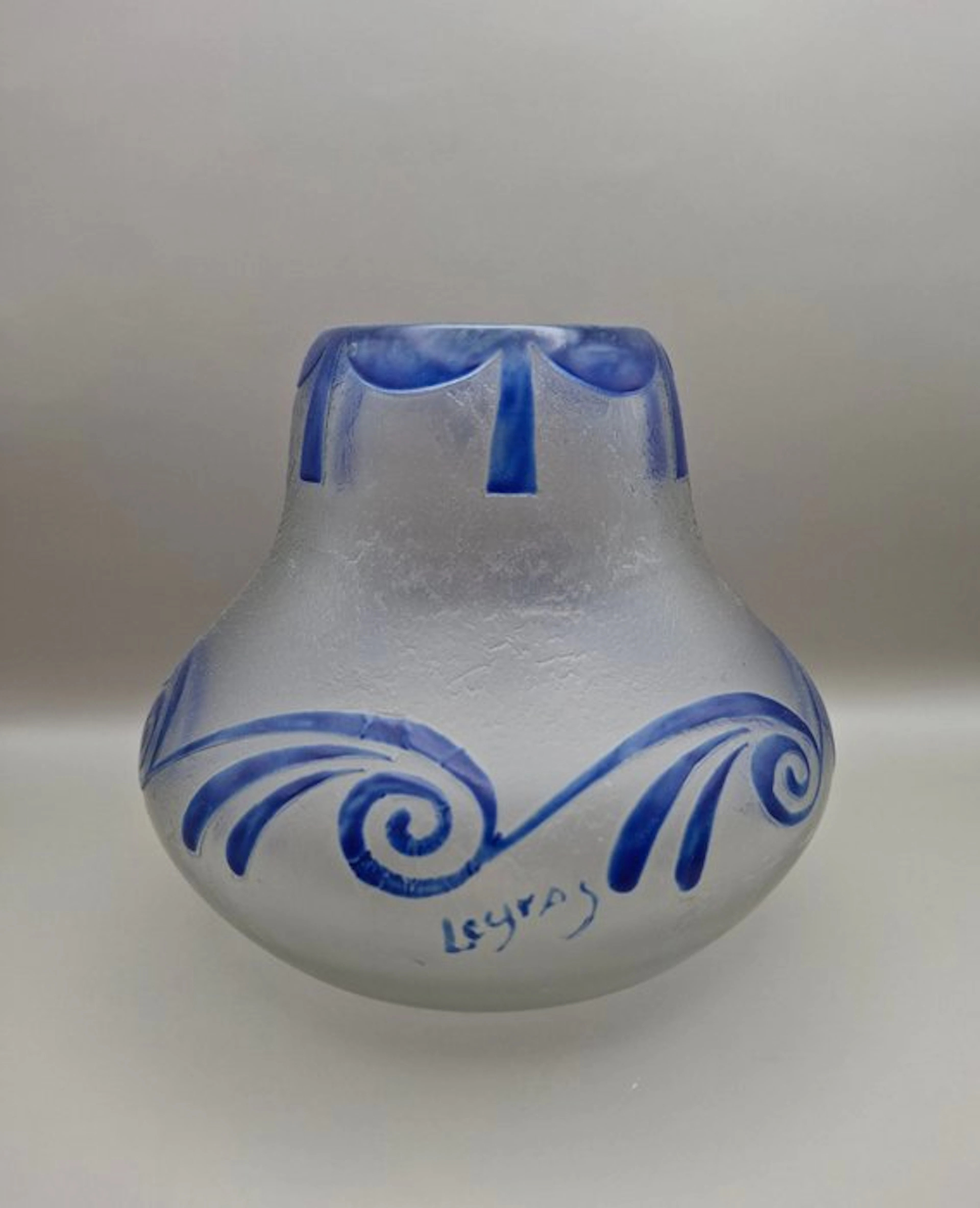 Legras & Cie. - Vase - Ice Glass - Cameoglas