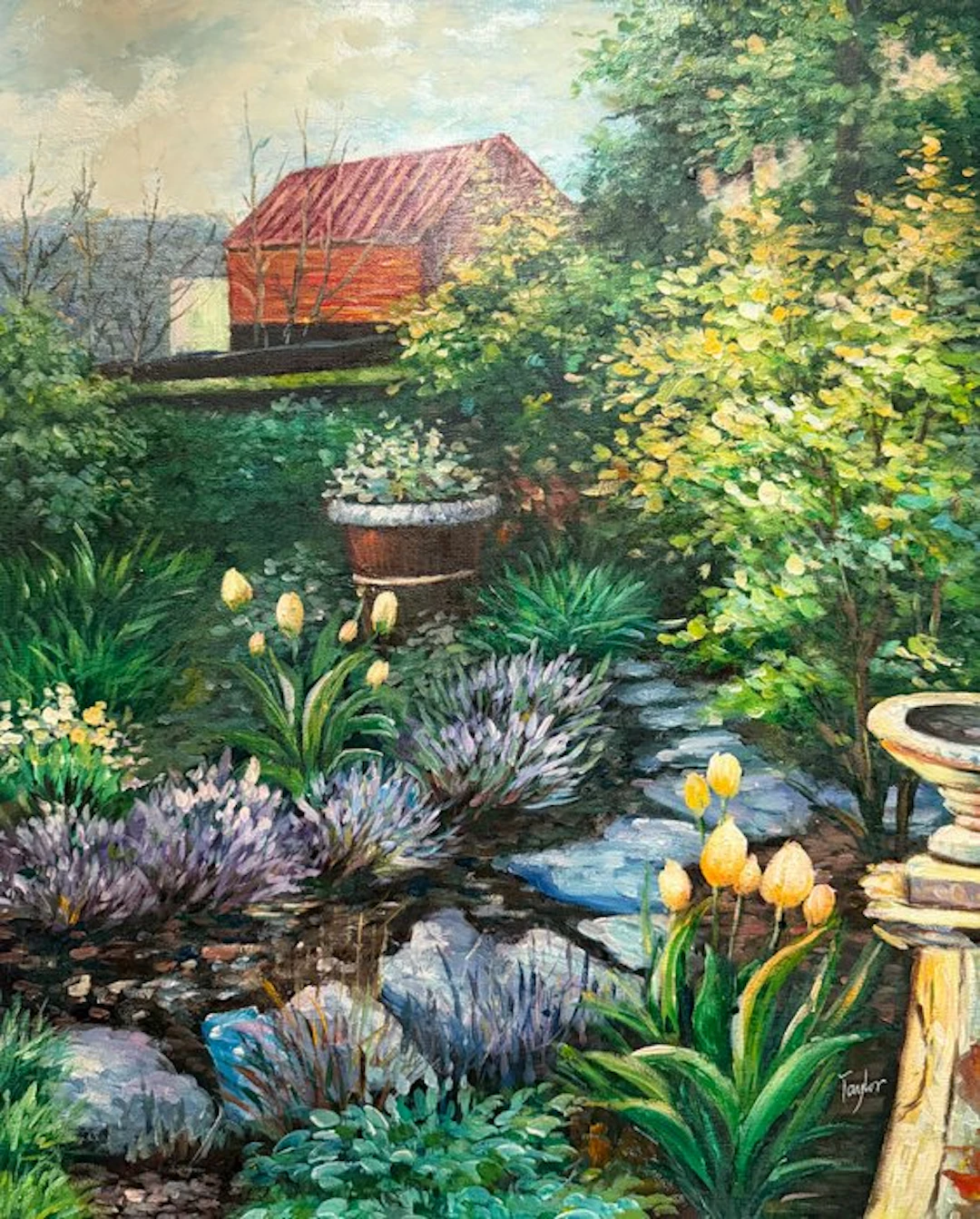 Taylor Mickael ( XX ) - Le Jardin aux tulipes
