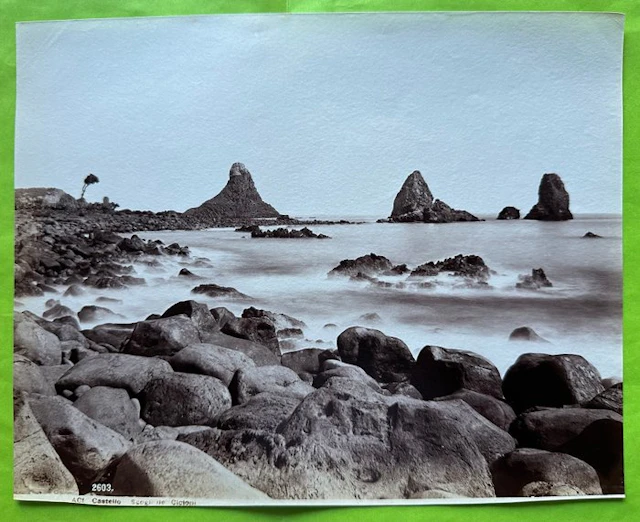 Sommer (attributo) - Aci Castello Sicilia - Fotografia antica dell’800