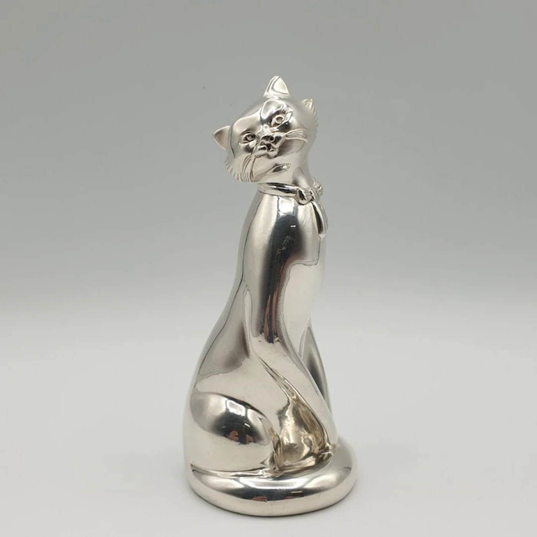 Bartolini e Bartolozzi - Grande gatto rivestito in...
