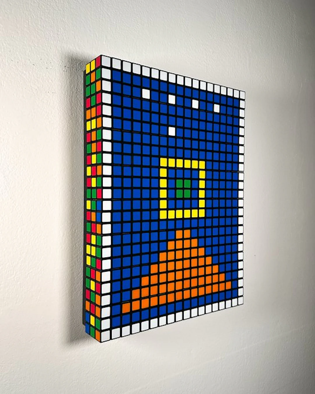 Giovanni Contardi - 'San Francesco' - Rubik's Cube Mosaic