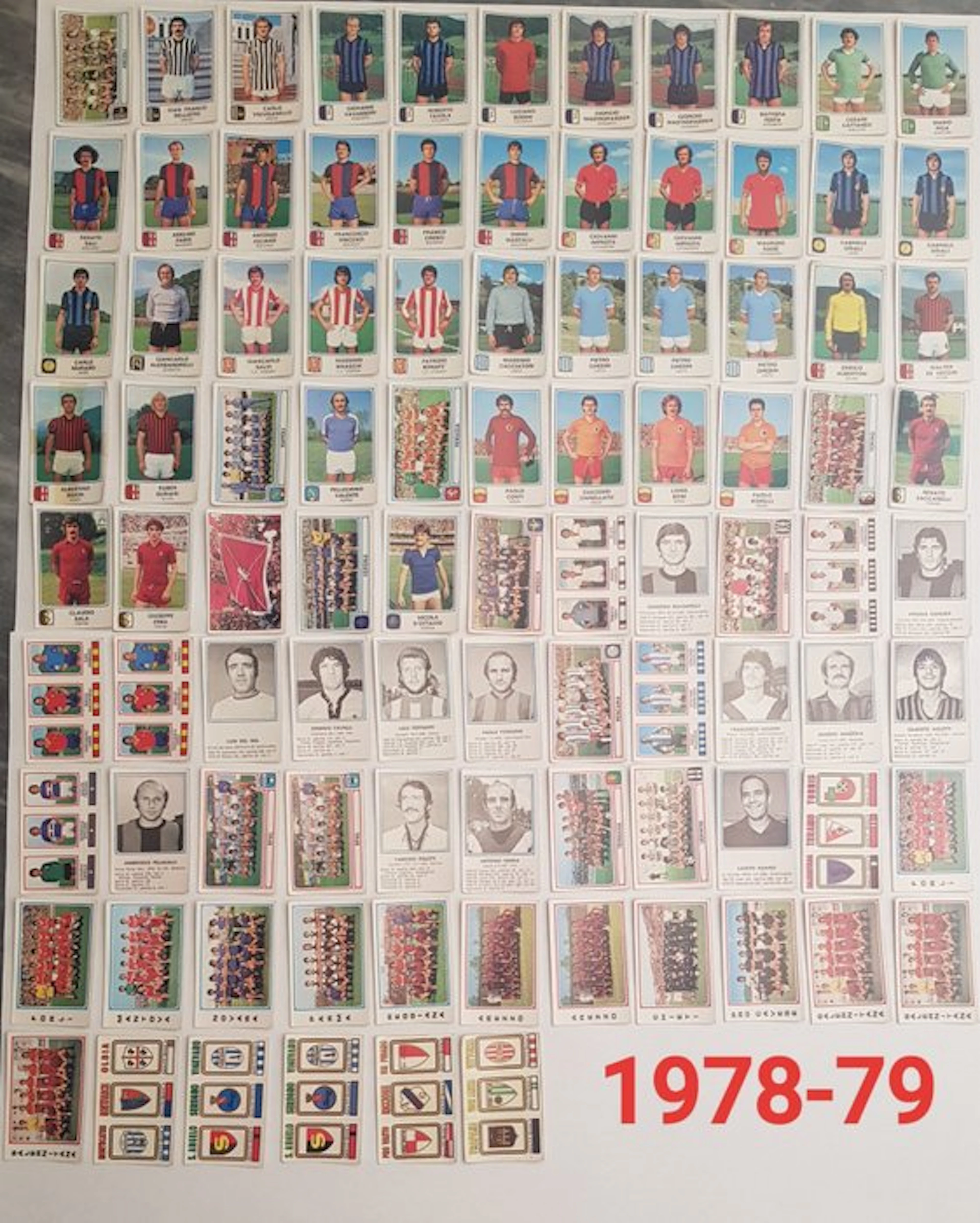 1978/79 Panini Calciatori Mazzola , Oriali x2 Sticker - 153 Sticker - Good (GD)