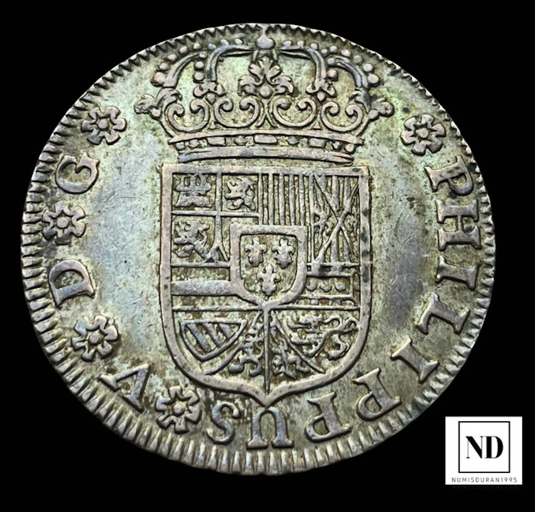Spain. Felipe V. 2 Reales 1730 - Sevilla