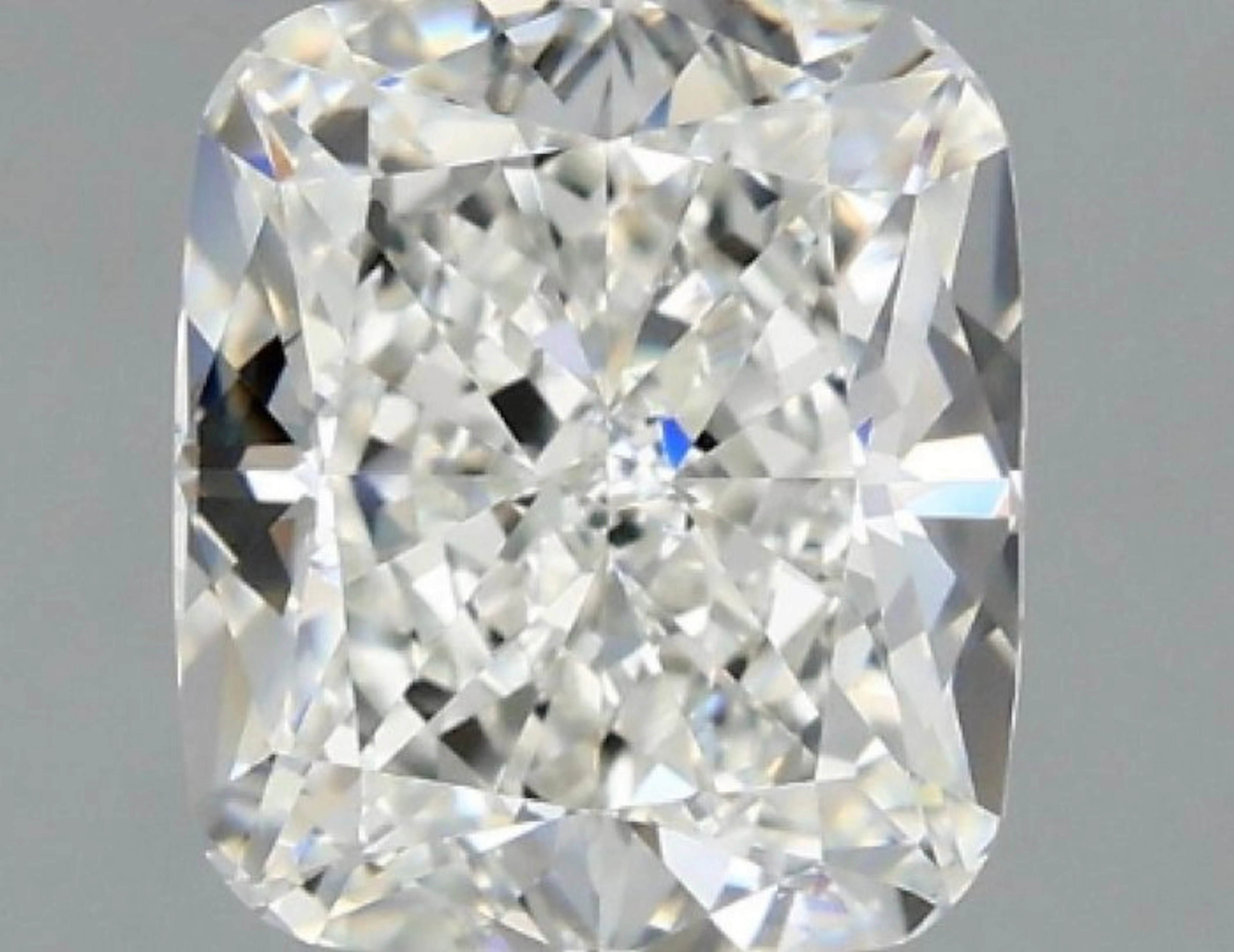 1 pcs Diamond (Natural) - 0.90 ct - Cushion - H - VVS2...
