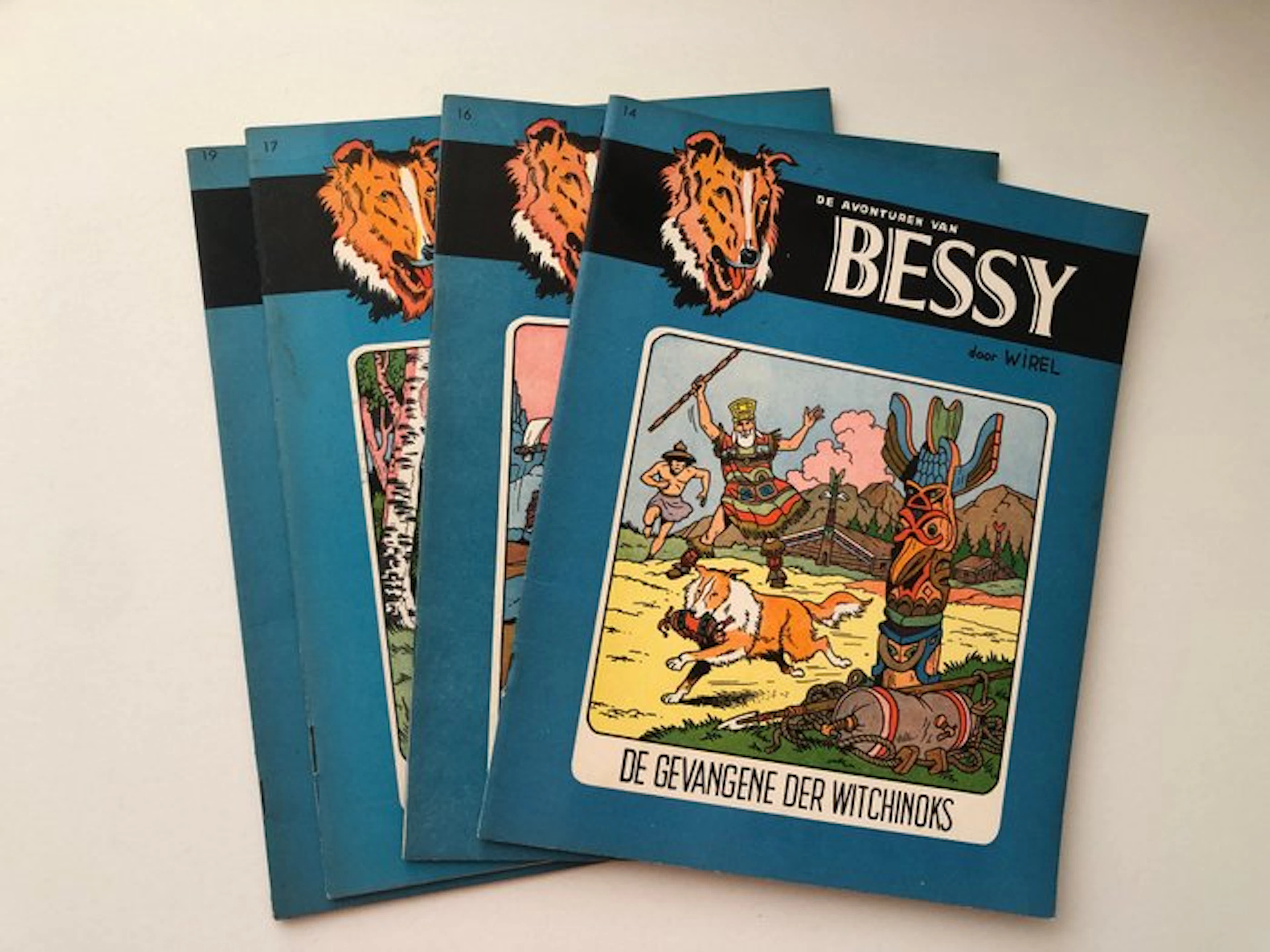 Bessy 14 t/m 19 (minus 15) - bijna opeenvolgende reeks SC...