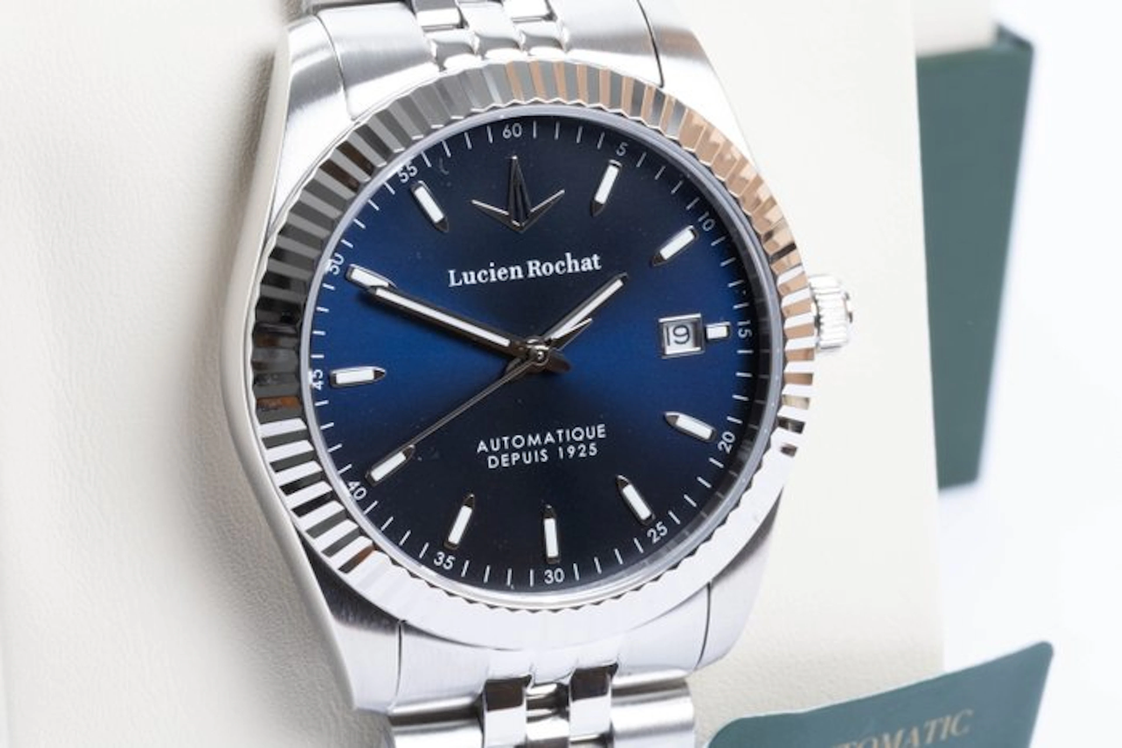 Lucien Rochat - BIENNE - Automatic - Blue - date - 39 MM...