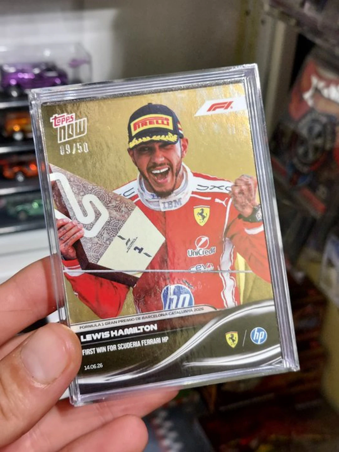 Formula 1 - Topps NOW 2026 - Lewis Hamilton - Gold...