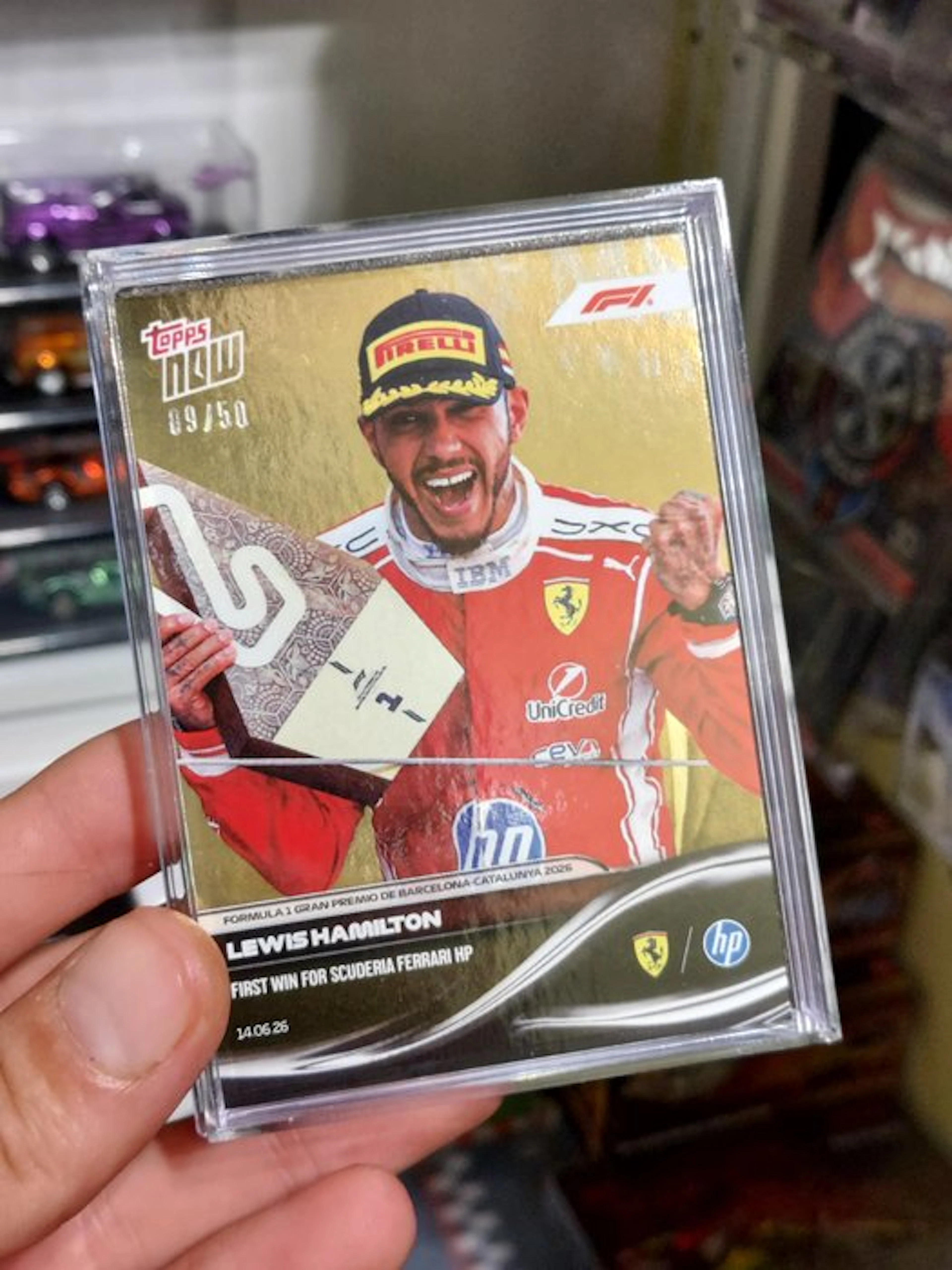 Formula 1 - Topps NOW 2026 - Lewis Hamilton - Gold...