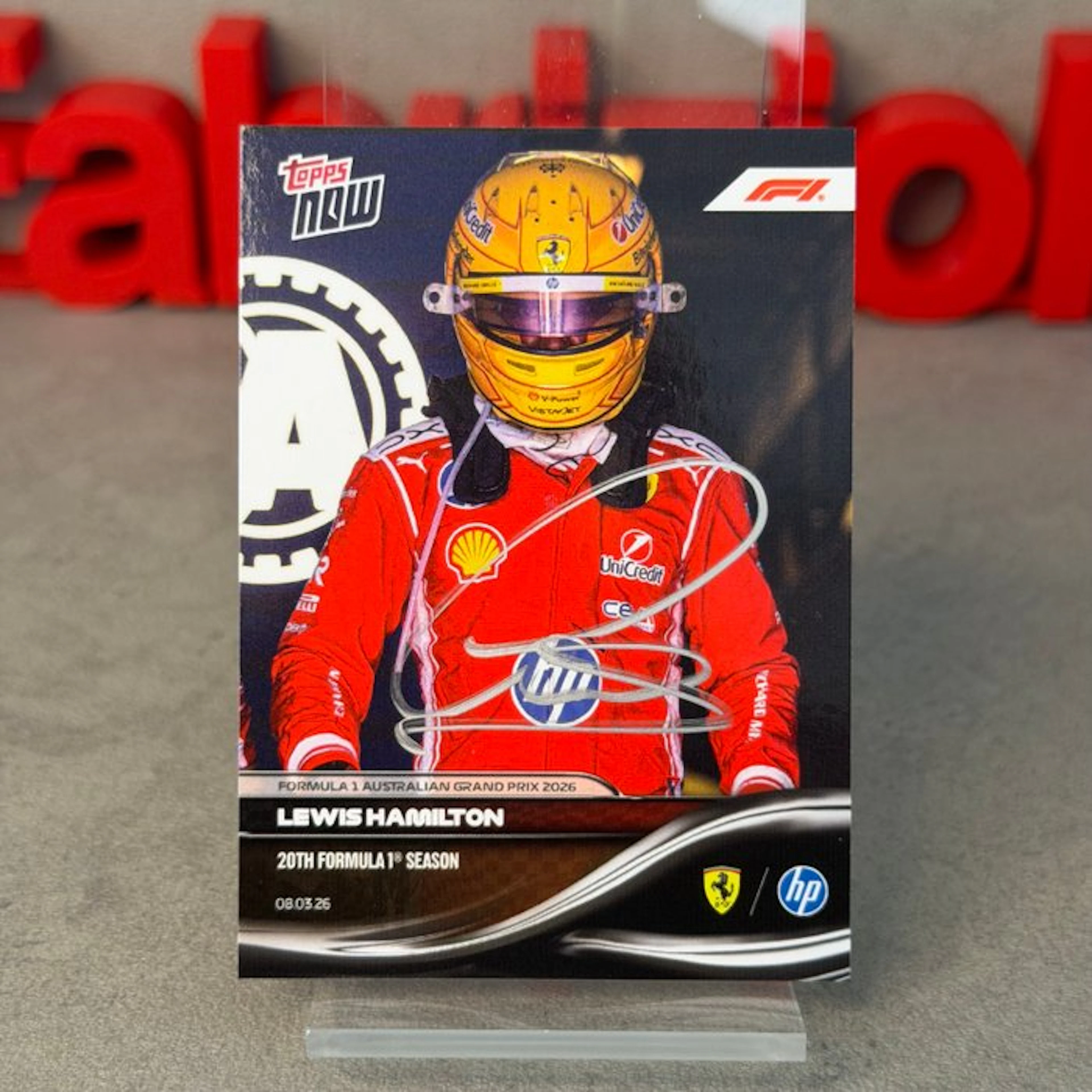 Ferrari - Topps Now - 20th formula 1 Season ( 013 )...