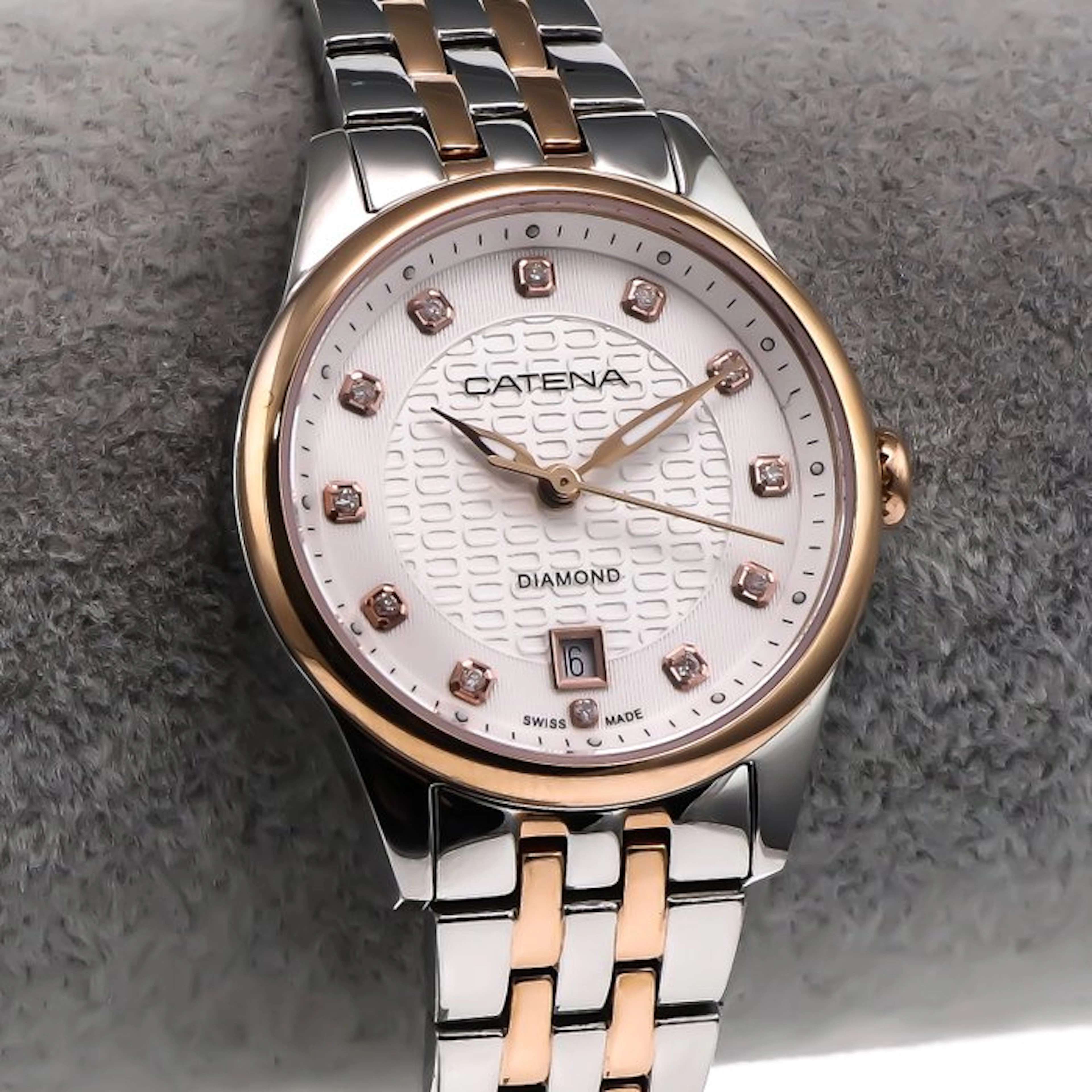 Catena - Diamond Swiss Made Watch - CAD009-4BM - No...