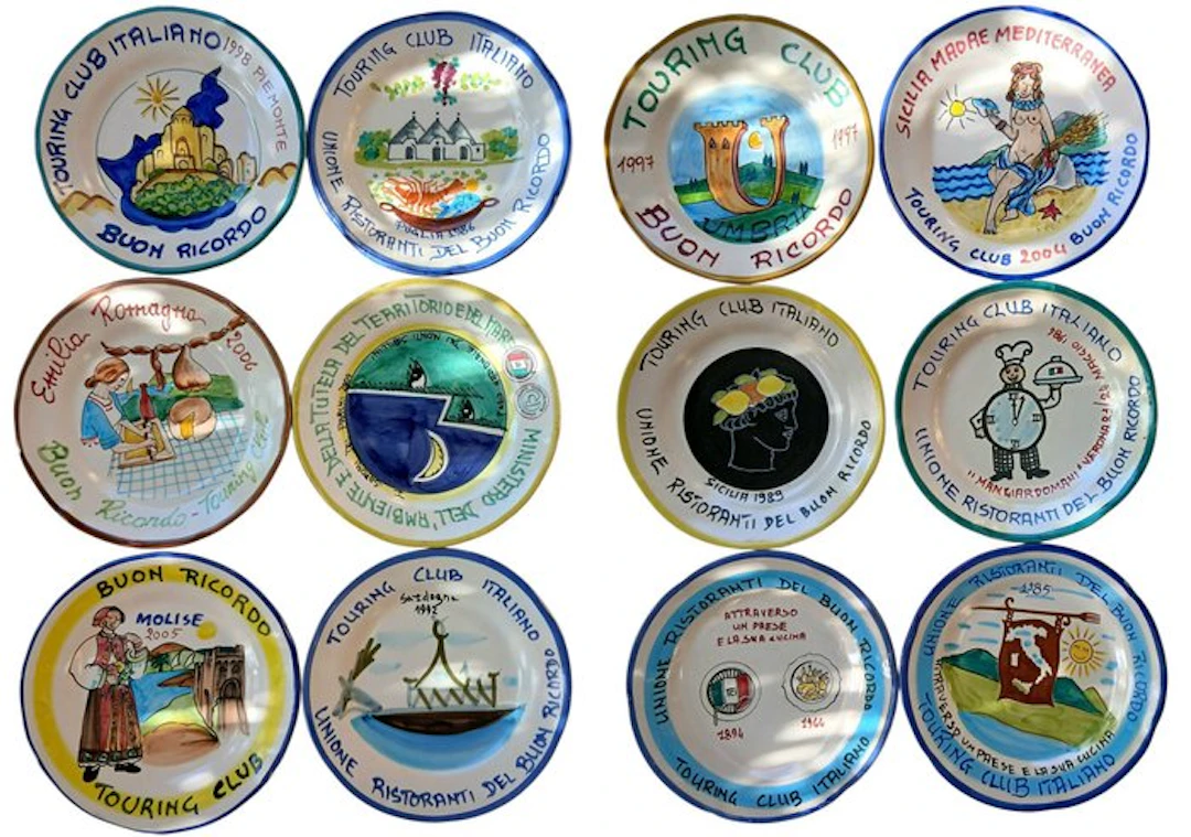 Buon Ricordo - Touring Club - Ceramica Vietri Mare - Dish...