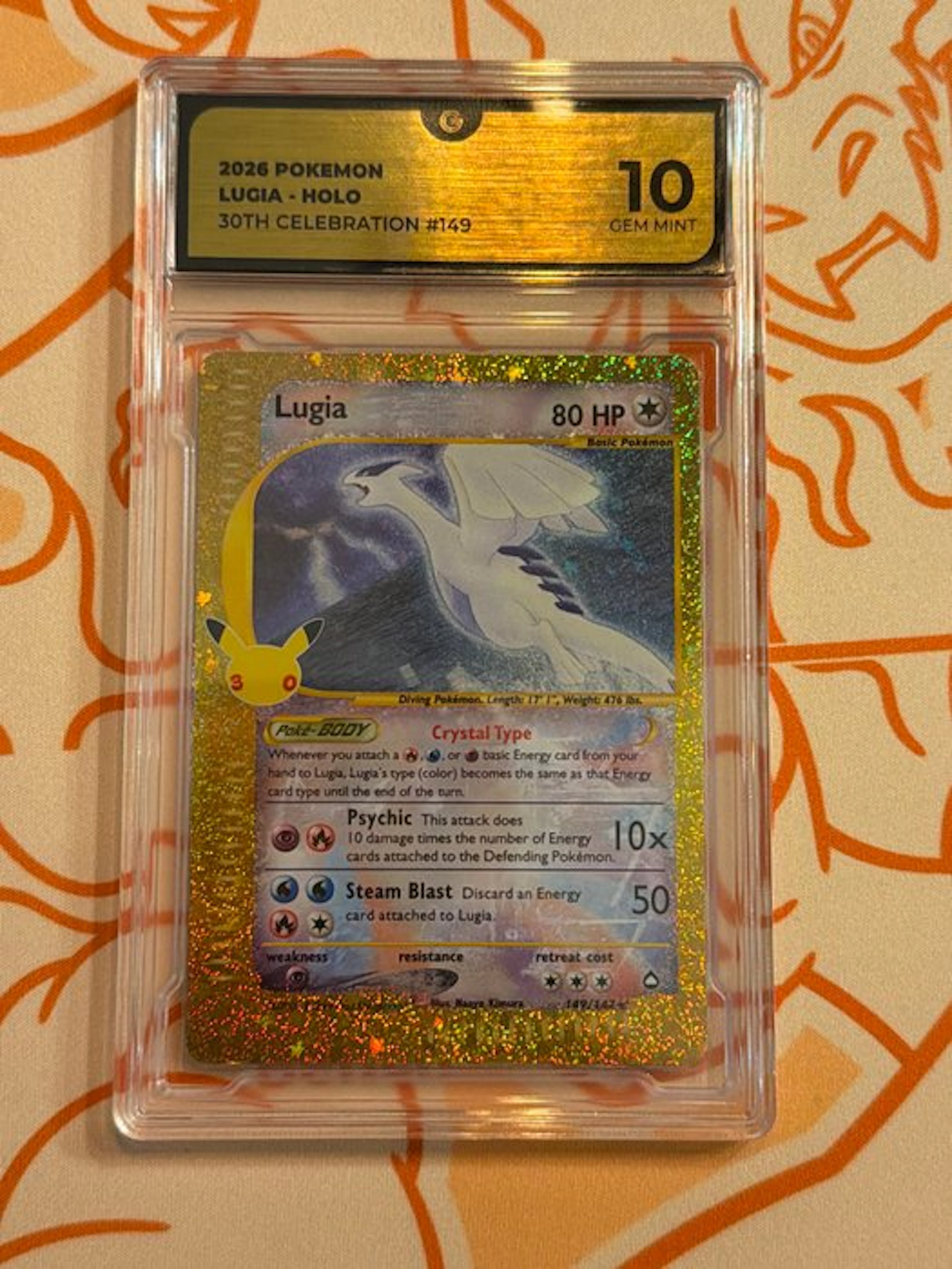 Pokémon - 1 Graded card - Lugia #149 Foil