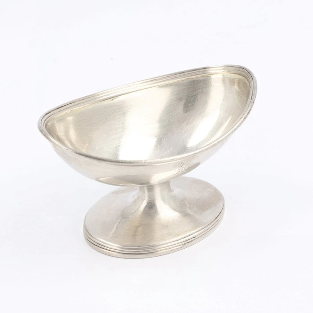 Henry Chawner (Londen, 1795). - Salt boat - .925 silver