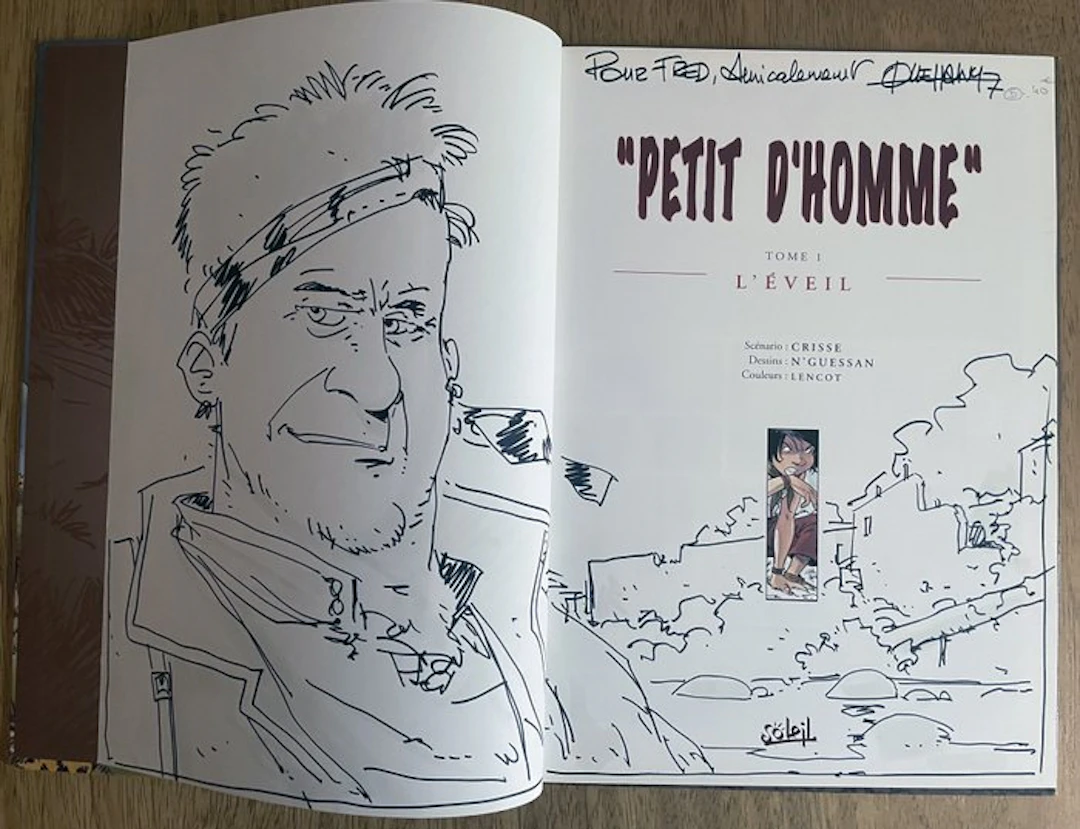 Petit d'homme T1 - L'éveil + dédicace - C - 1 Album - First edition - 1996