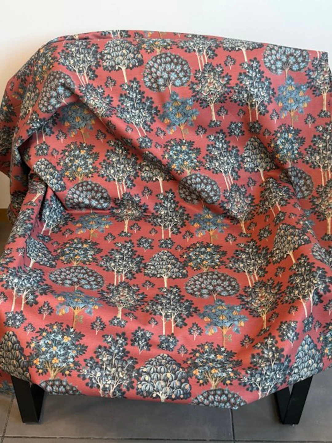 GCFabrics – Cotton Upholstery Fabric with Botanical...