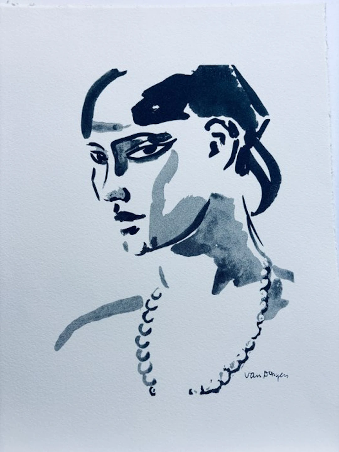 Kees Van Dongen (1877-1968) - Visage