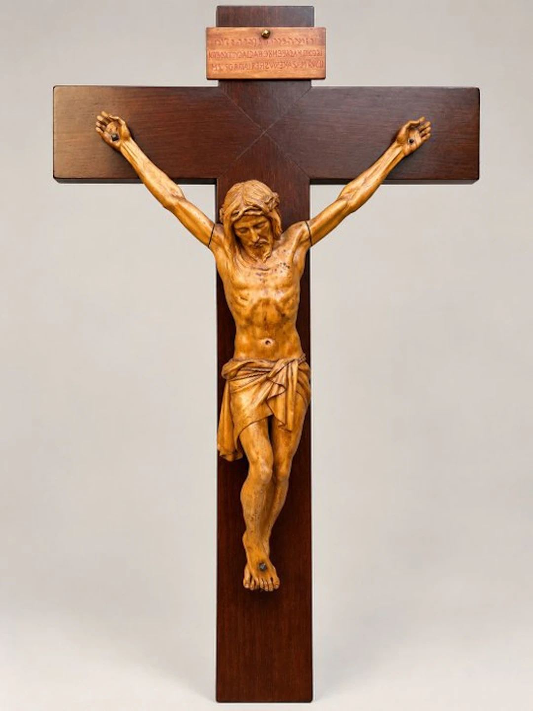 Josep ESPELTA GRACIOT (1901-1973) - Crucified Christ - 65 cm - Wood - 1940-1950