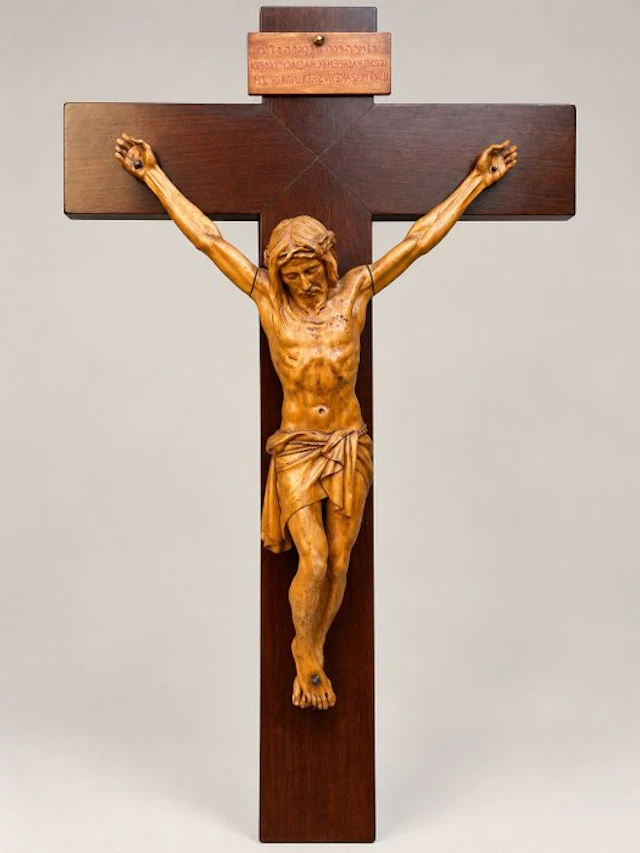 Josep ESPELTA GRACIOT (1901-1973) - Crucified Christ - 65 cm - Wood - 1940-1950