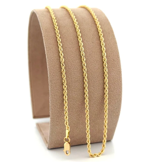 No reserve price - Necklace - 18 kt. Yellow gold - Fune - 60 cm