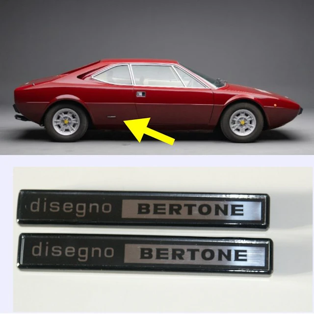 Ferrari Dino 208gt4 / 308gt4 - Ferrari - Disegno Bertone...