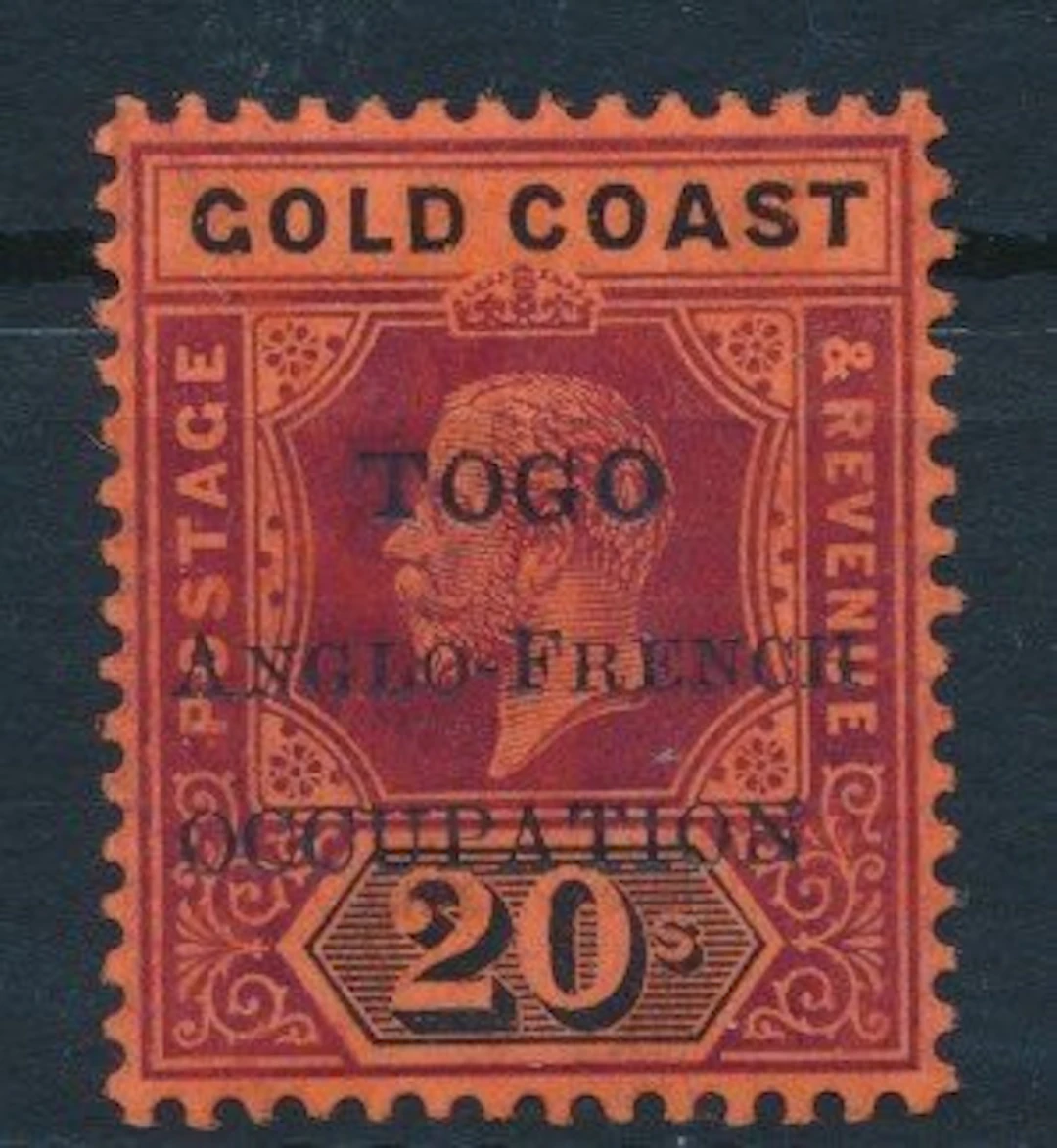 Togo, British occupation 1916 - King George