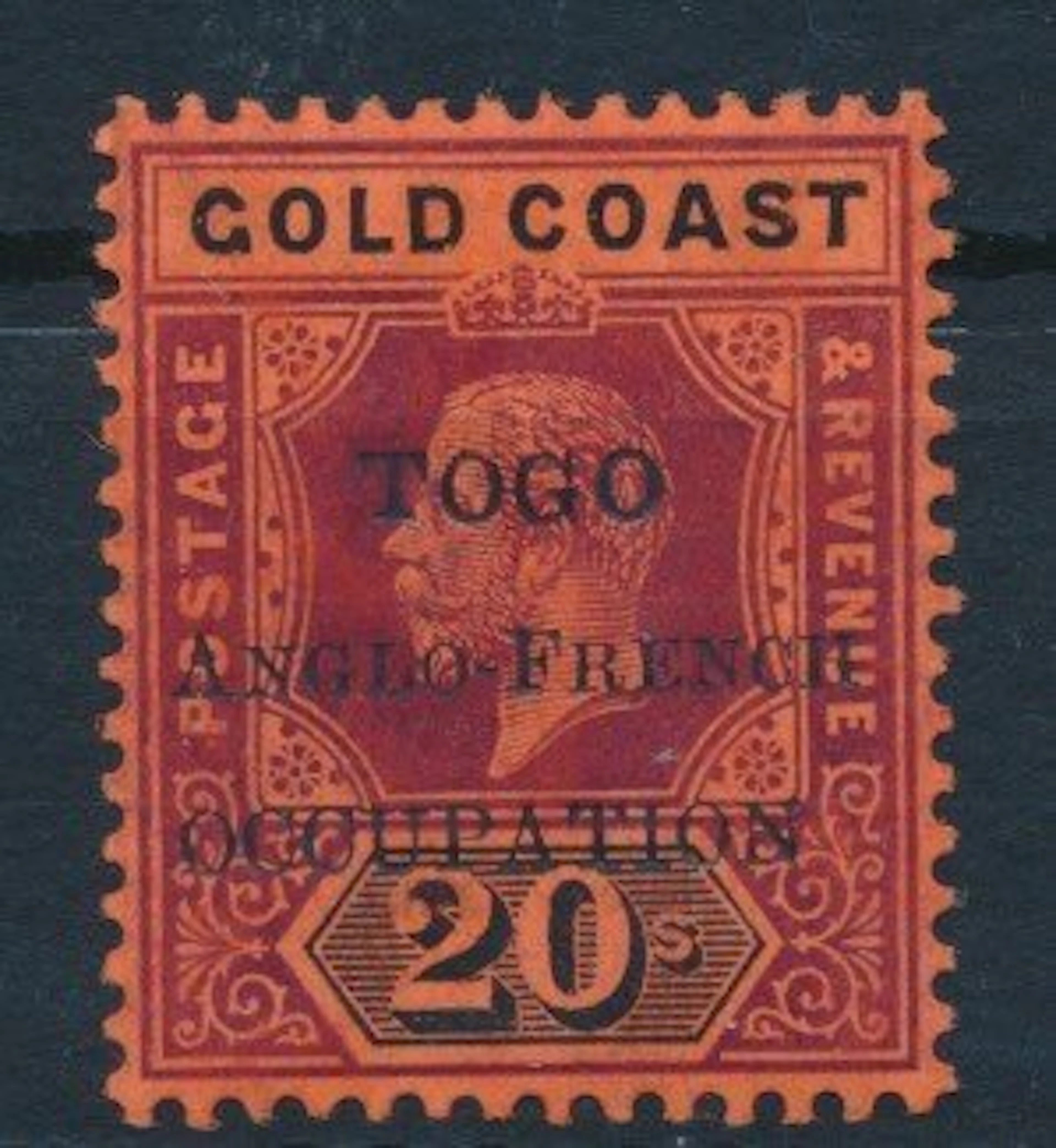 Togo, British occupation 1916 - King George