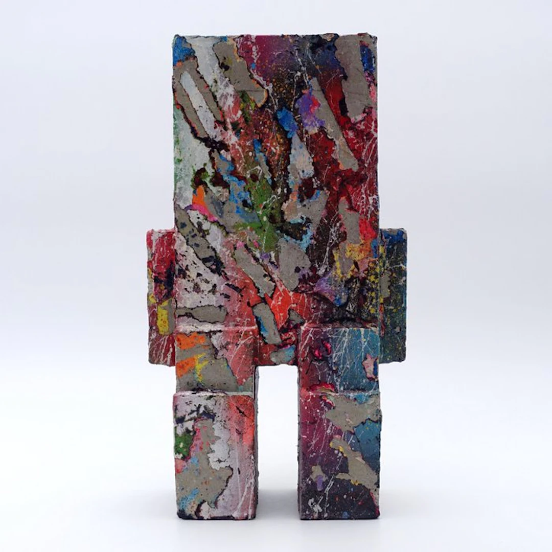 Wxyz (1980) - Sculpture, "322-1" - 24.6 cm - Concrete - 2026