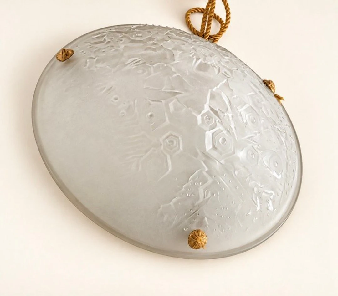 Pendant ceiling lamp - frosted glass