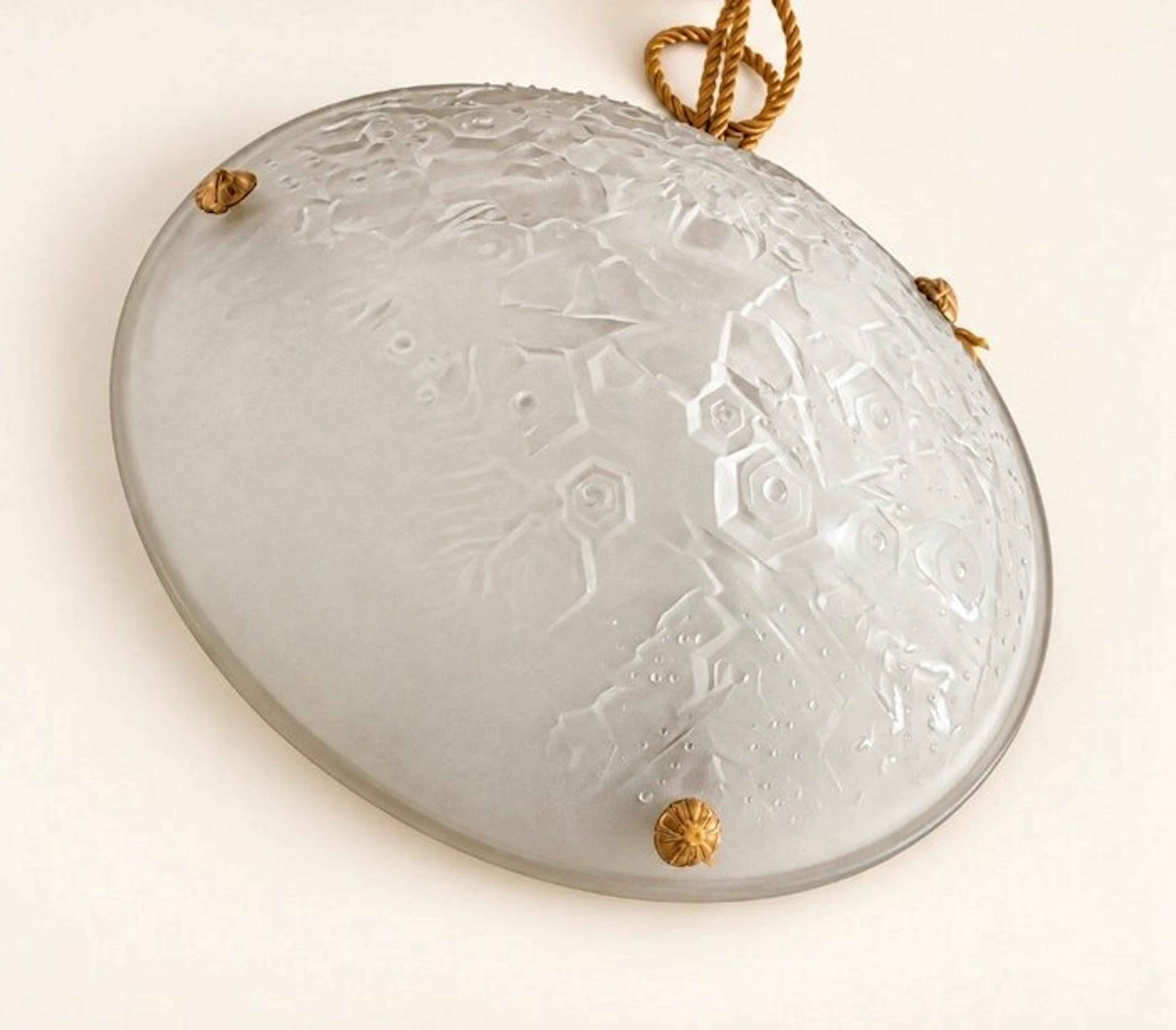 Pendant ceiling lamp - frosted glass