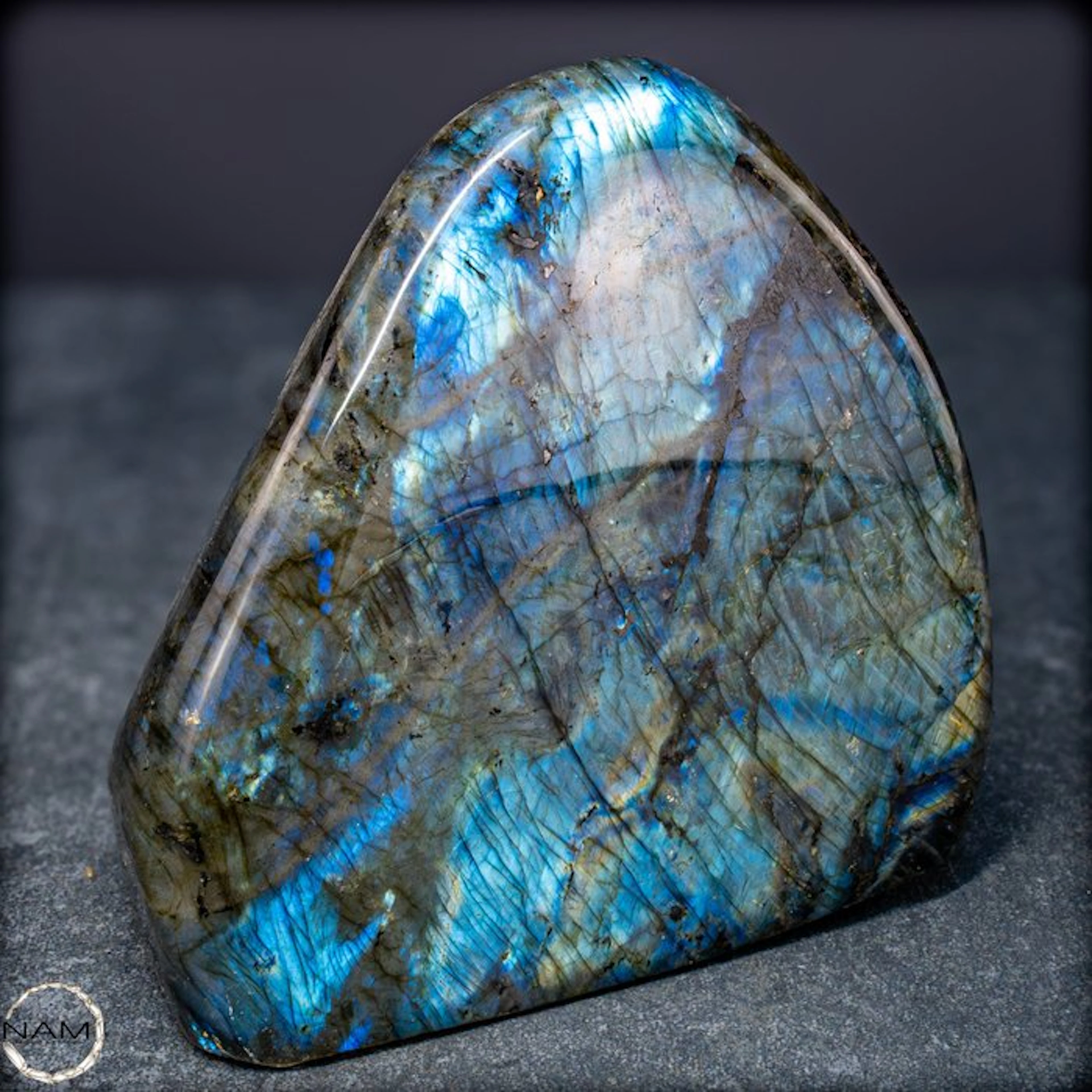 Natural labradorite freeform from Madagascar –...