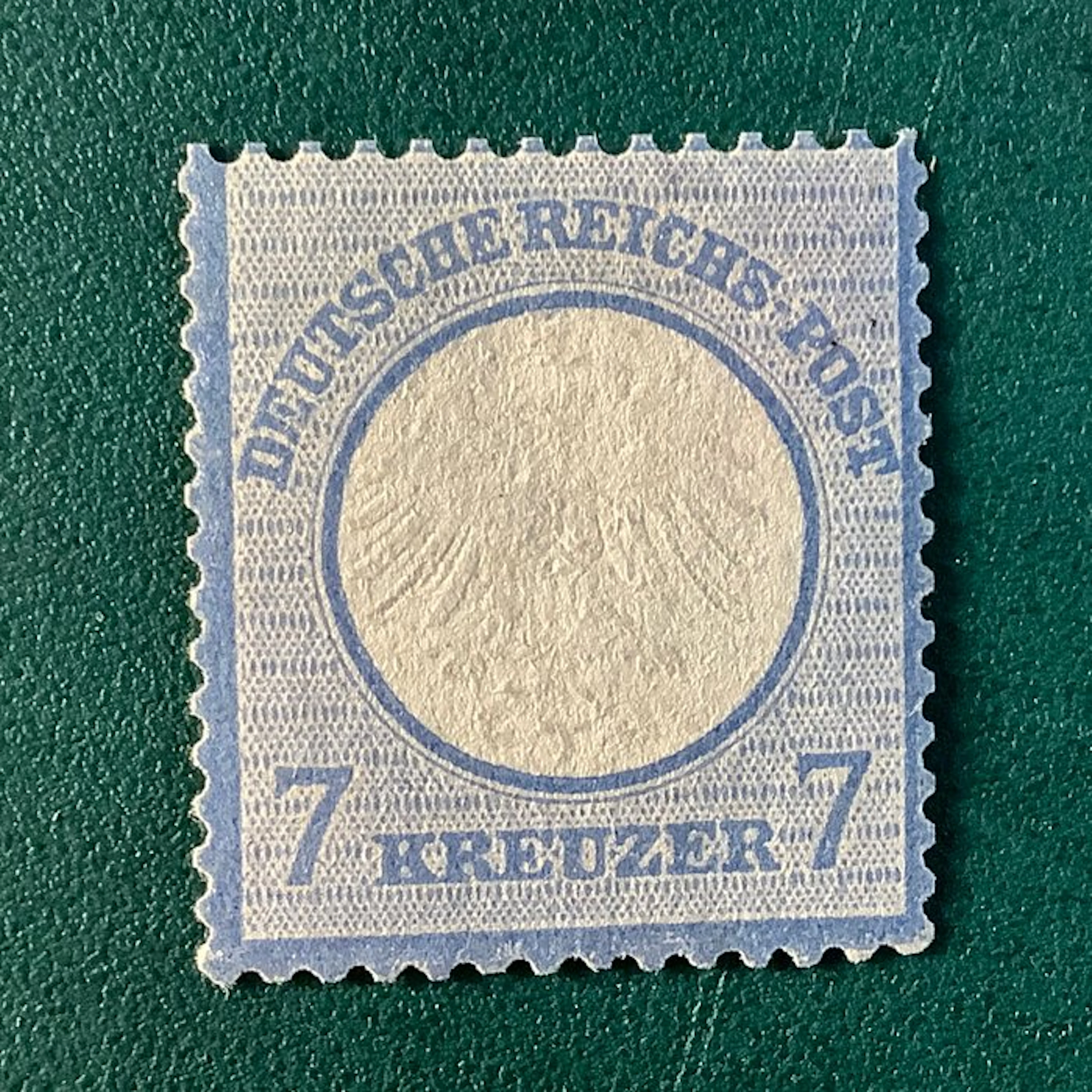 German Empire 1872 - 7 Kreuzer small Brutschield - MNG - Michel 10