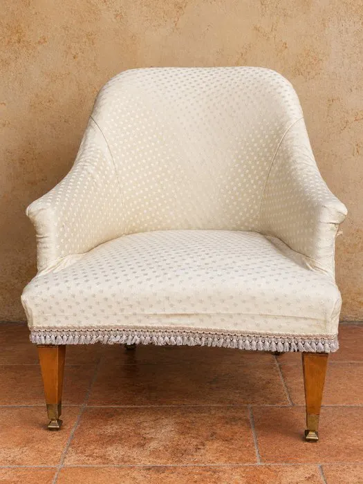 Armchair - Wood, Textile - Retro armchair