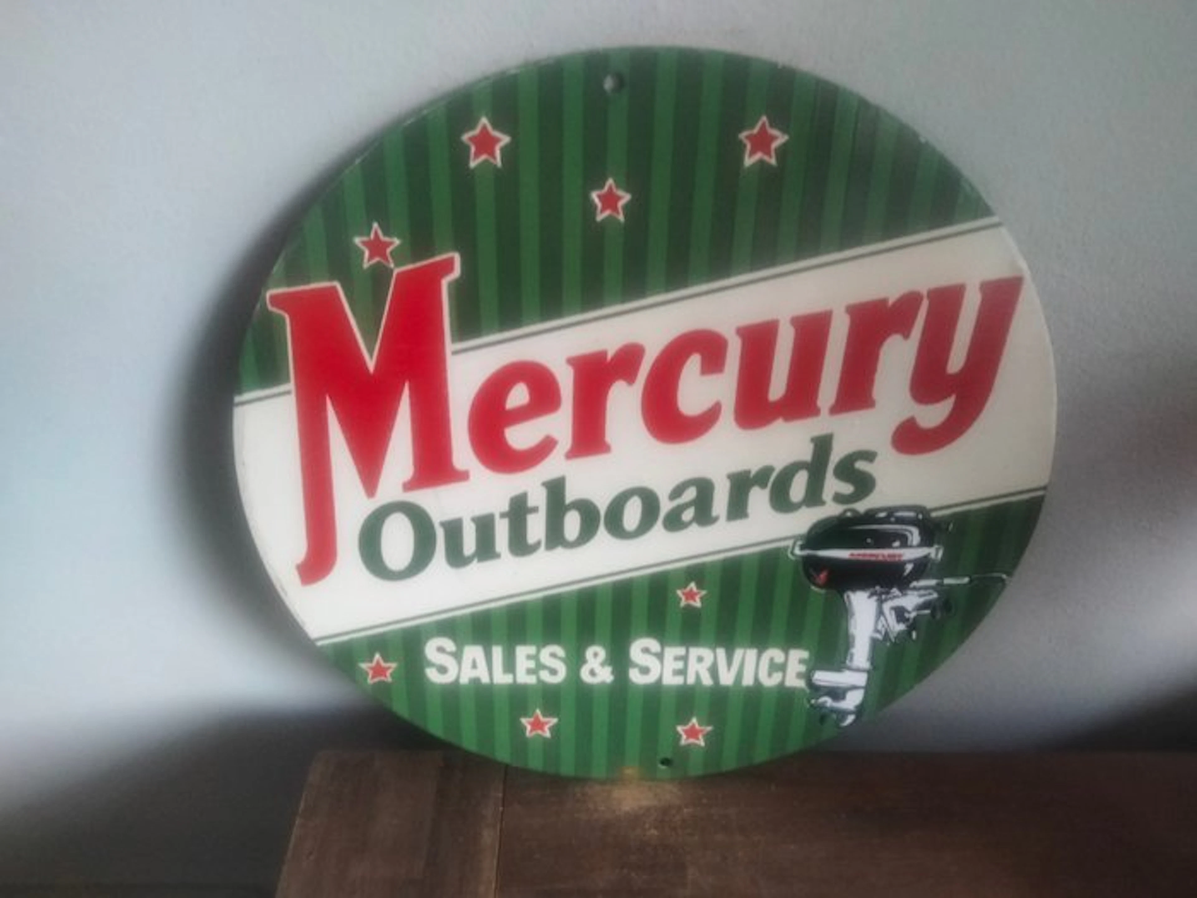 MERCURY - Advertising sign - advertising board outboard motor - Enamel