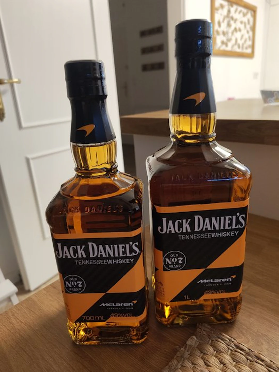 Jack Daniel's JD x McLaren 2026 - 700ml, 1 Litre - 2 bottles