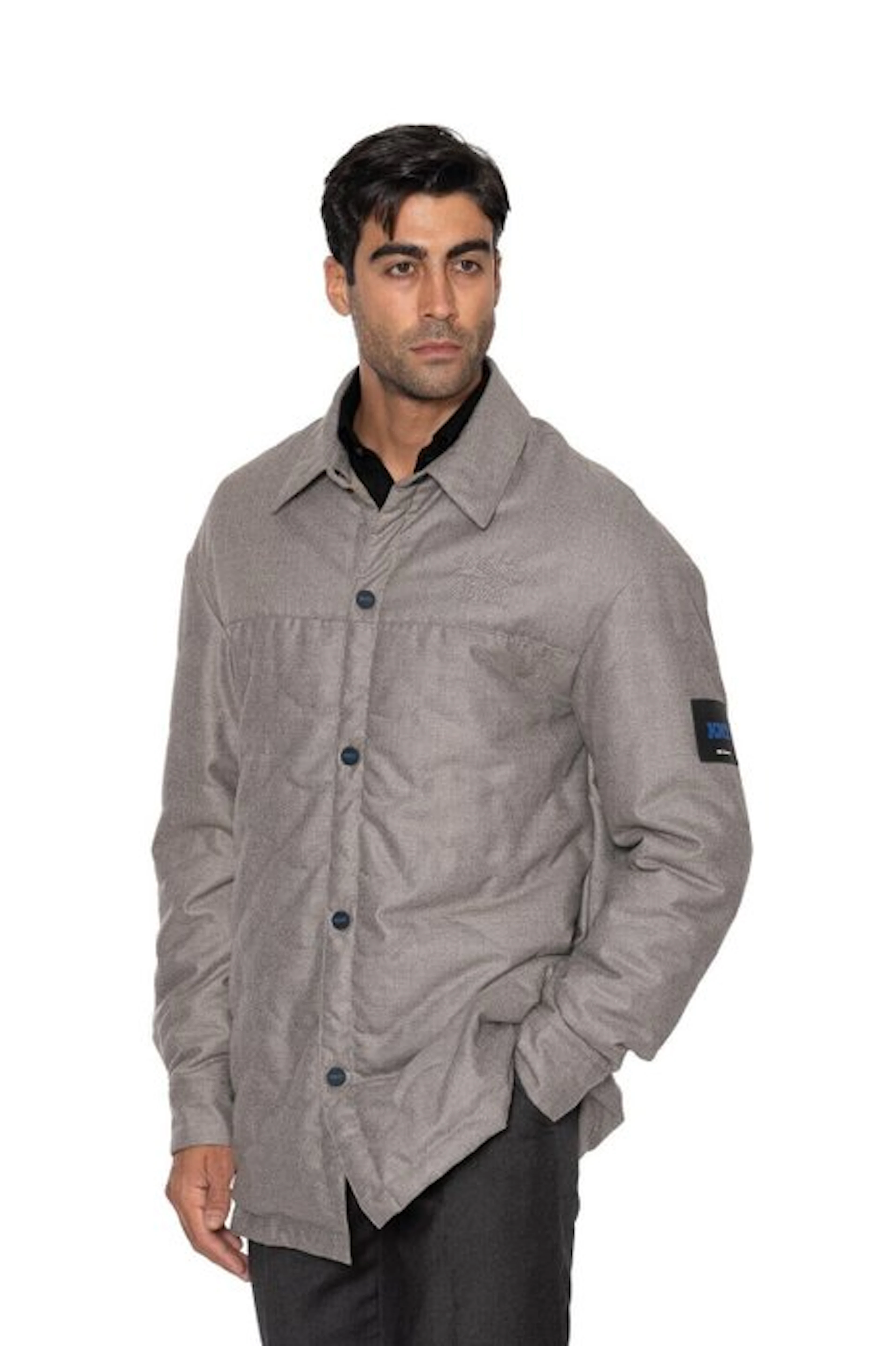 KITON KNT - 54 IT - Sand Padded Overcoat Trench Coat...