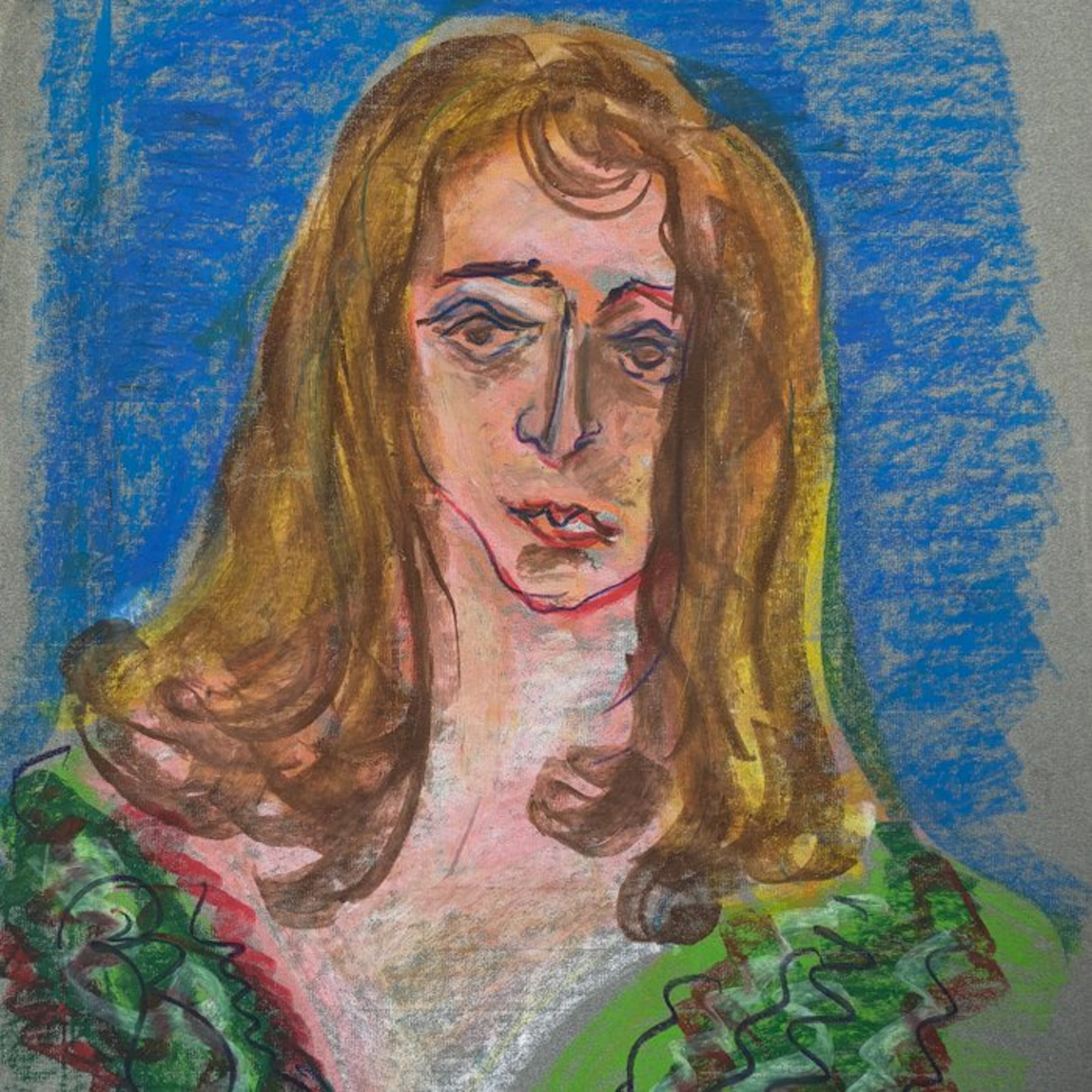Roland Dubuc (1924-1997) - Portrait de femme (vendu sans prix de réserve)