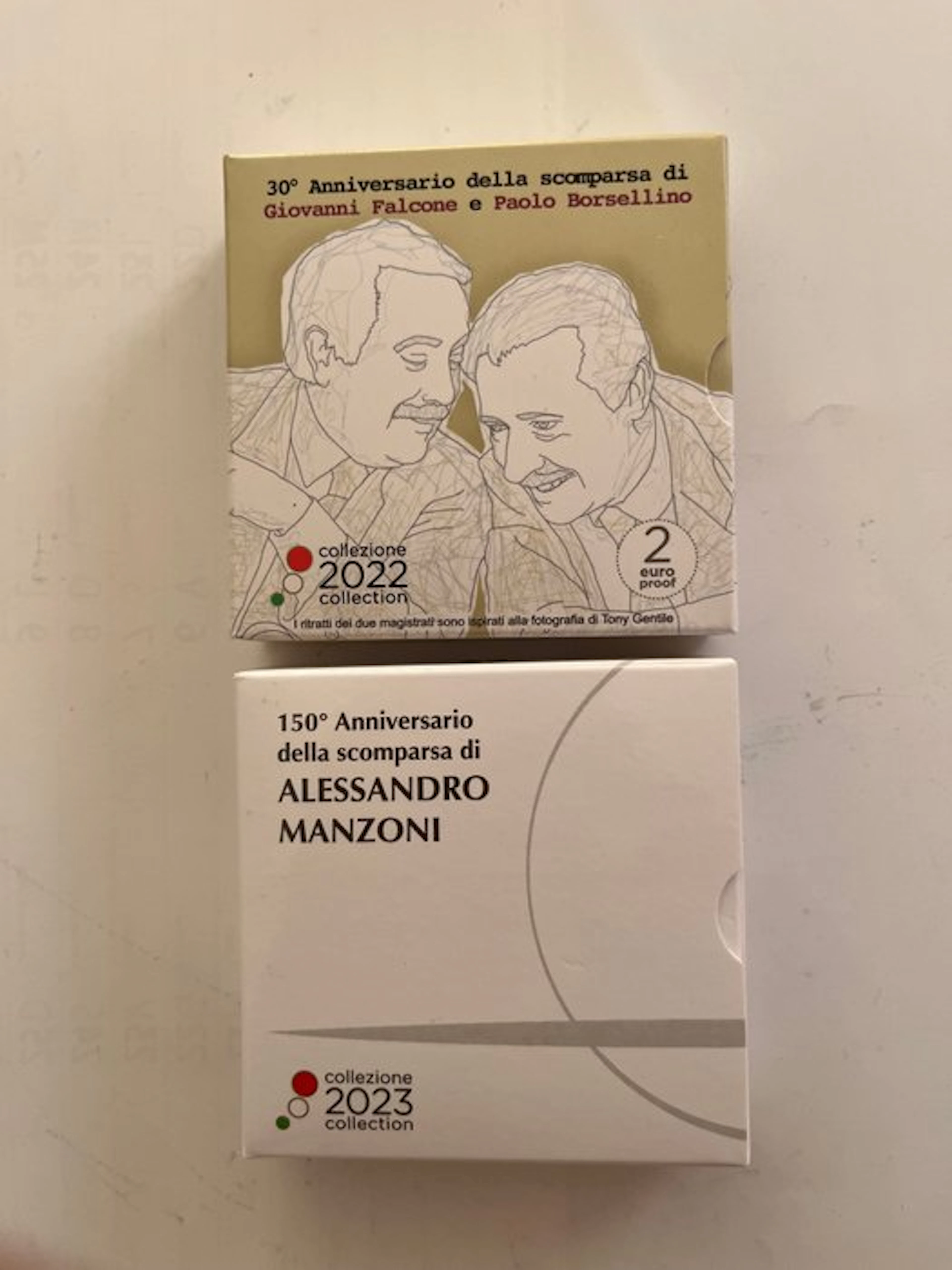 Italy. 2 Euro 2022/2023 "Falcone e Borsellino" +...