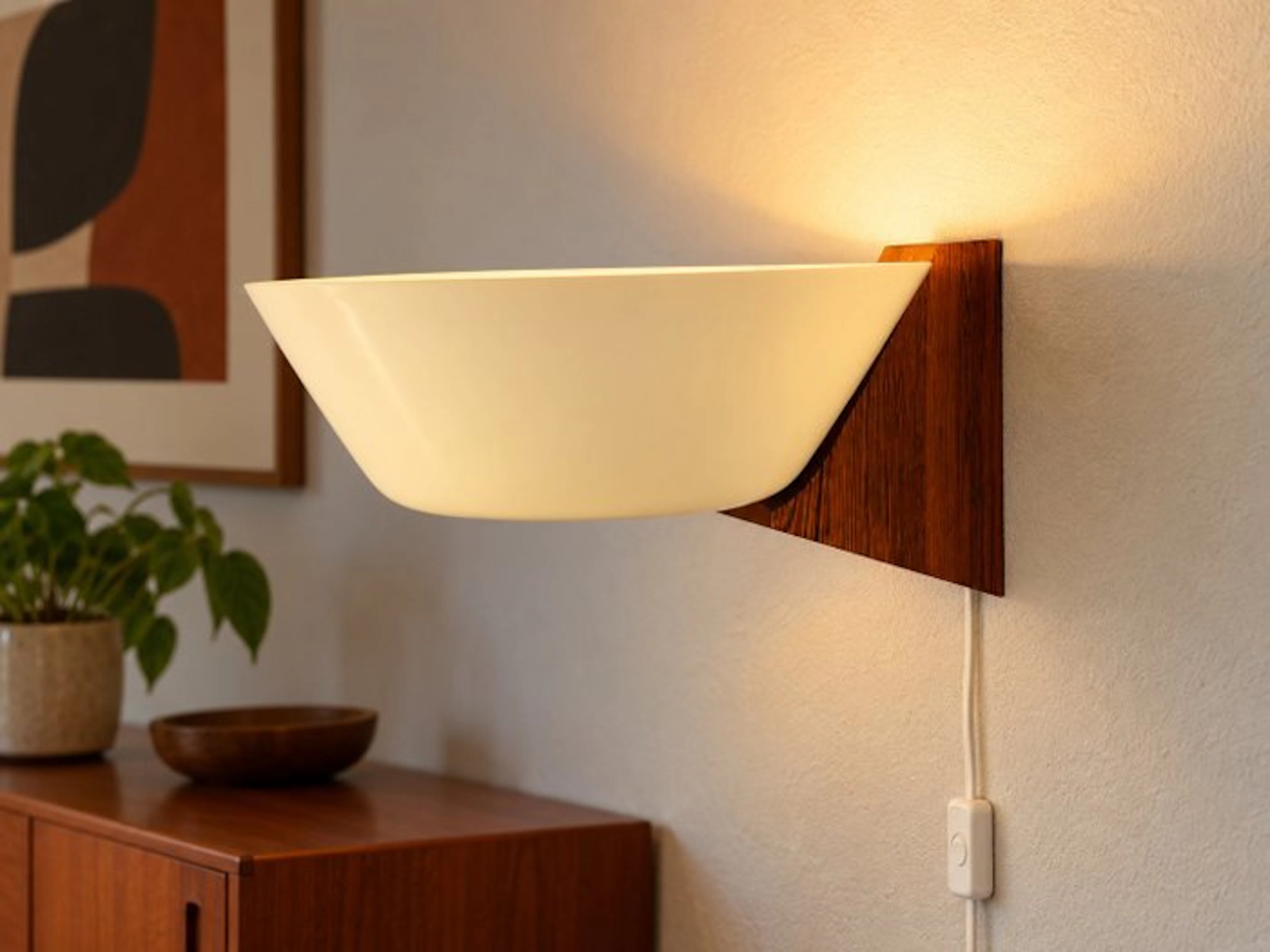 Willem Hagoort – Vintage modernistische wandlamp – Nederland