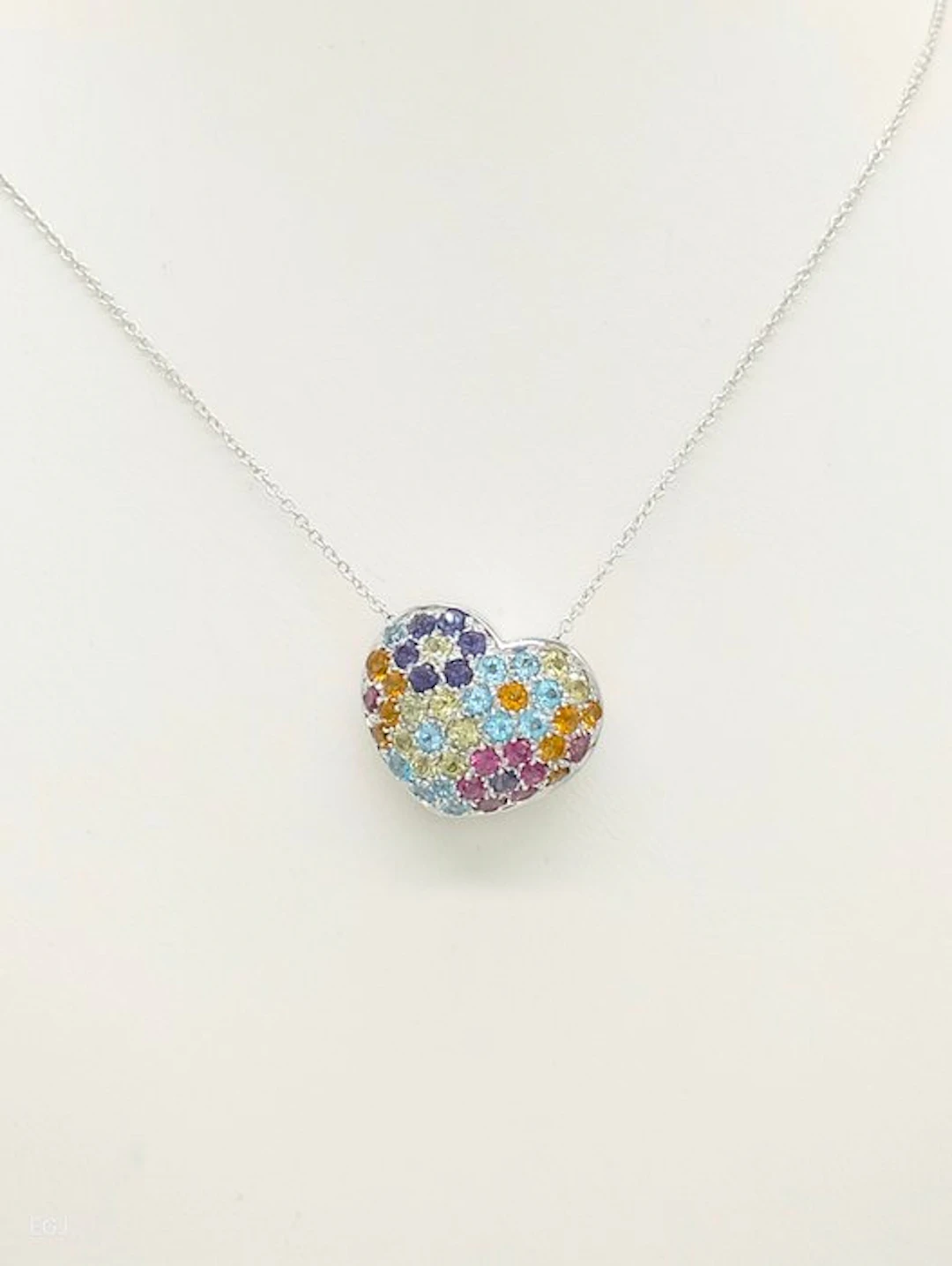 Pasquale Bruni - Necklace - 18 kt. White gold Topaz
