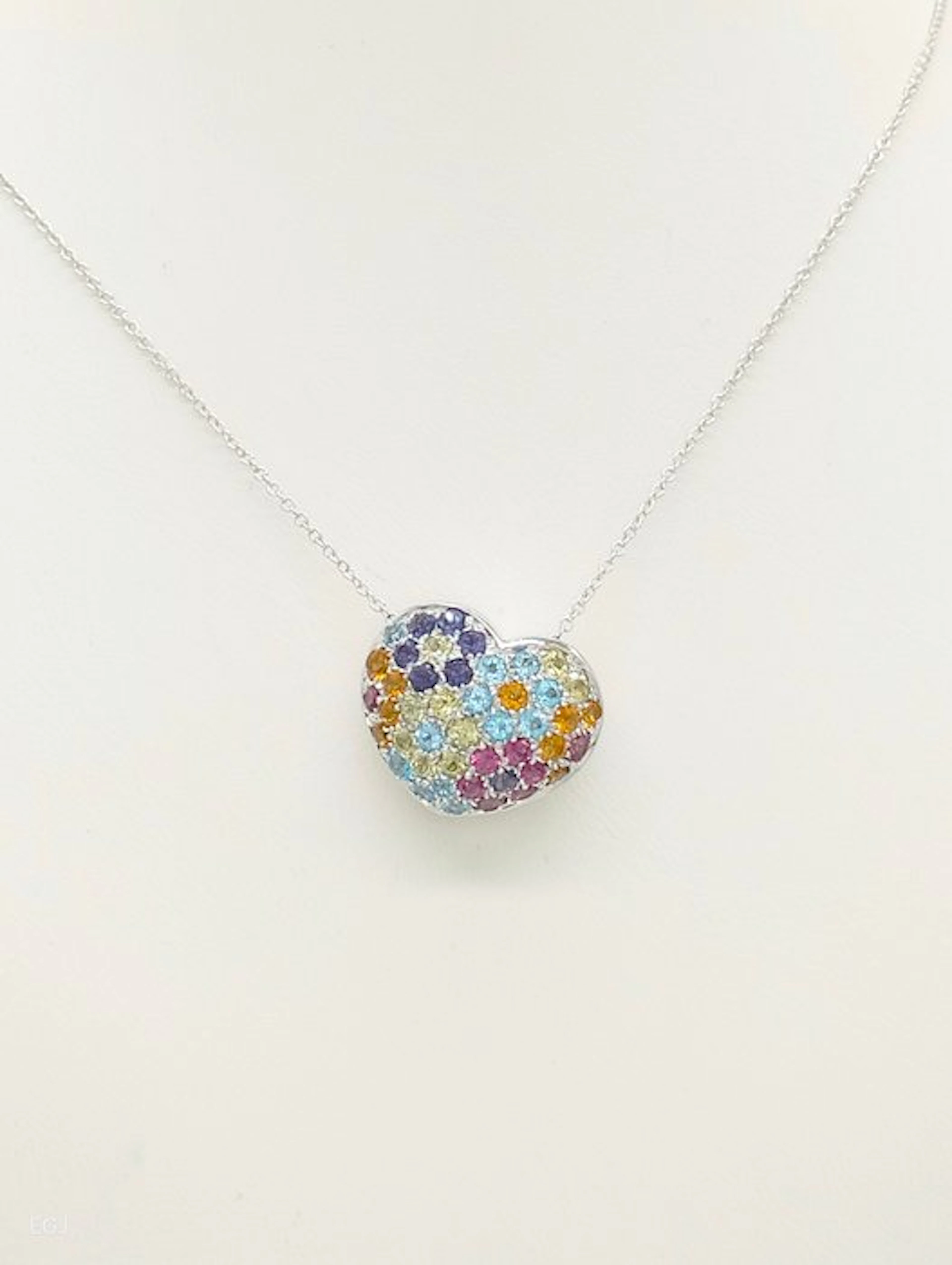 Pasquale Bruni - Necklace - 18 kt. White gold Topaz