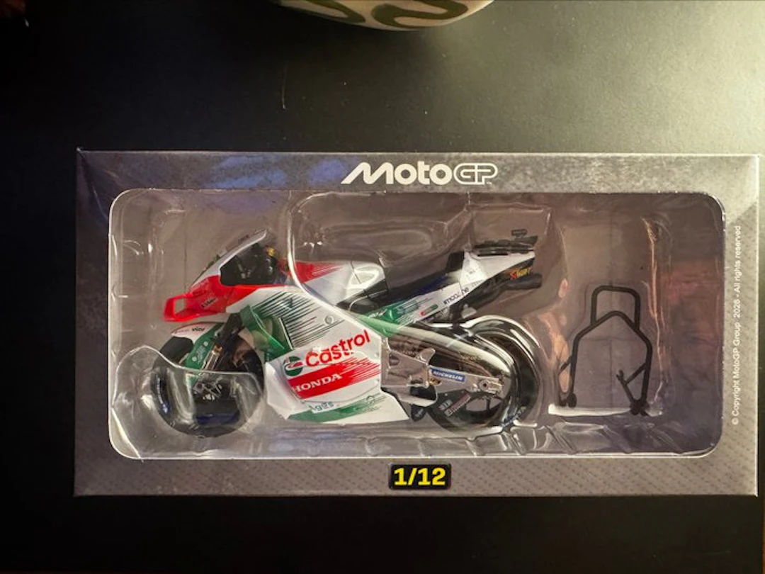 1:12 - Model motorcycle - Zarco LCR Honda Castrol MotoGP replica 1:12