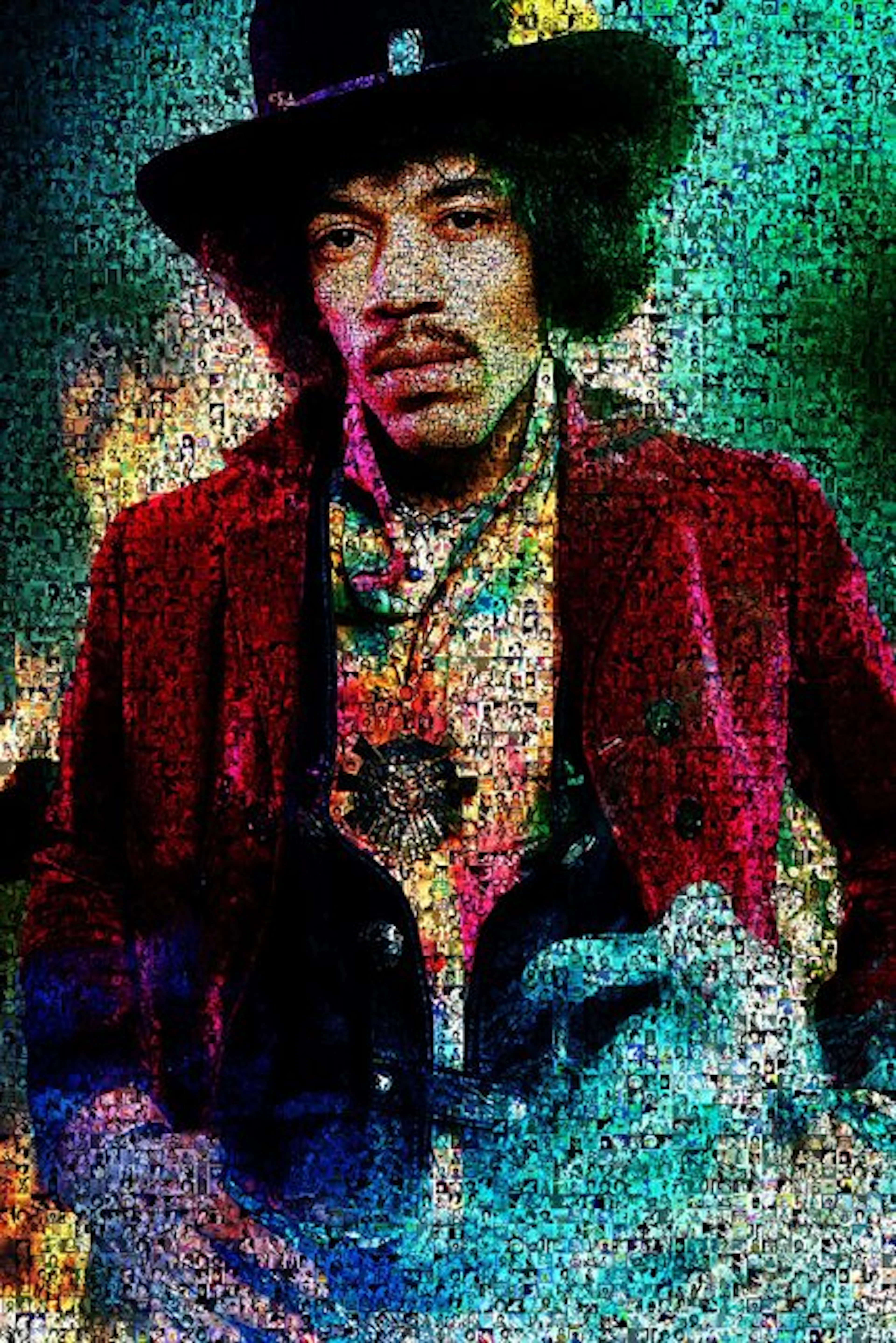 David Law - Crypto Jimi Hendrix III - Format XL 60x90