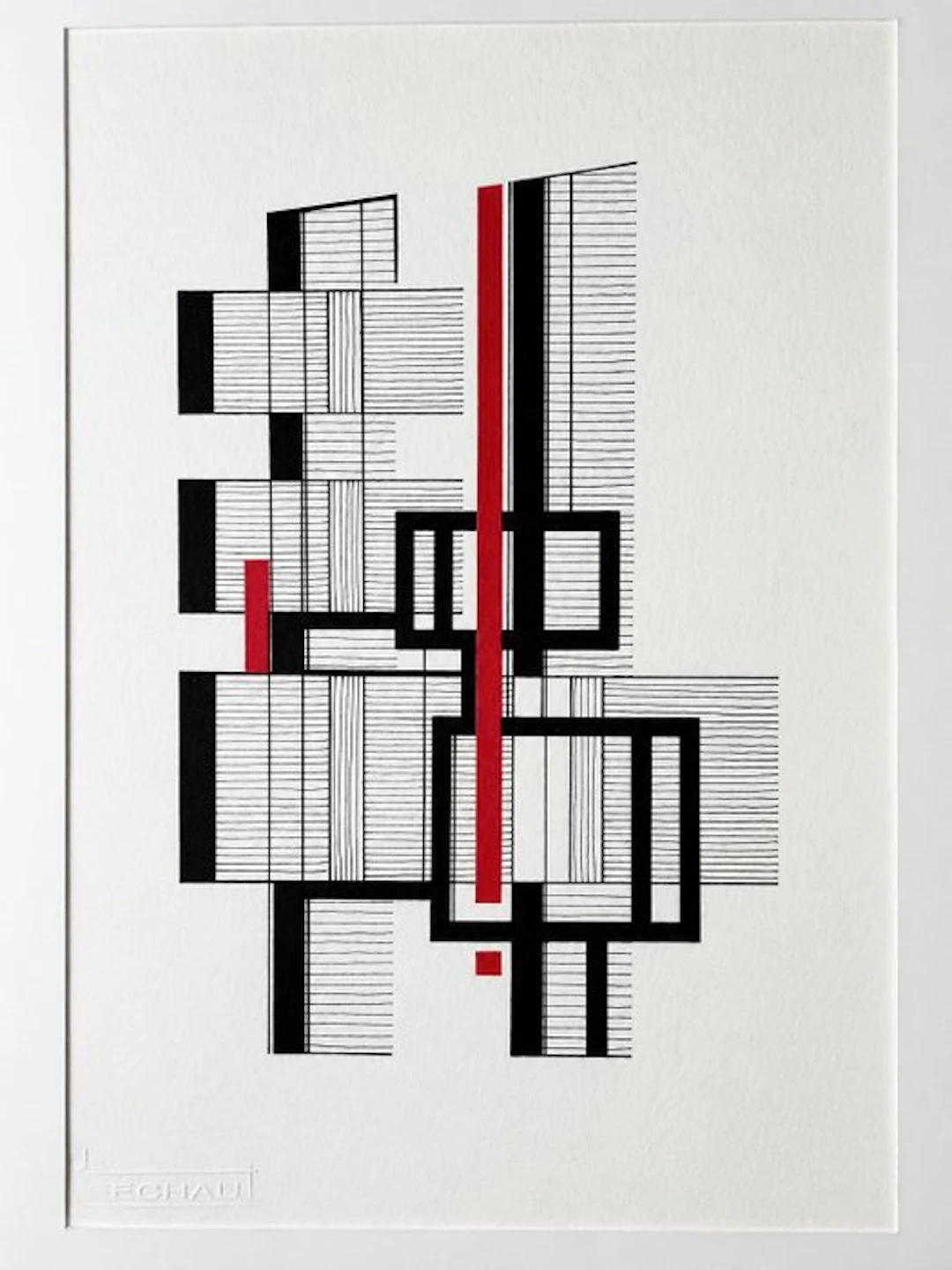Eugène Eechaut (1928-2019) - Minimalist Abstract...