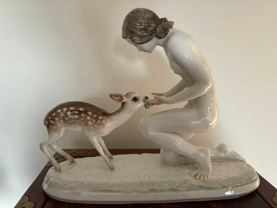 Hutschenreuther - Figurine - Gute Freunde - Porcelain