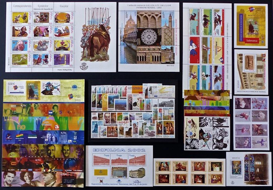 Spain 2002/2002 - Spanish stamps from the year 2002 —...