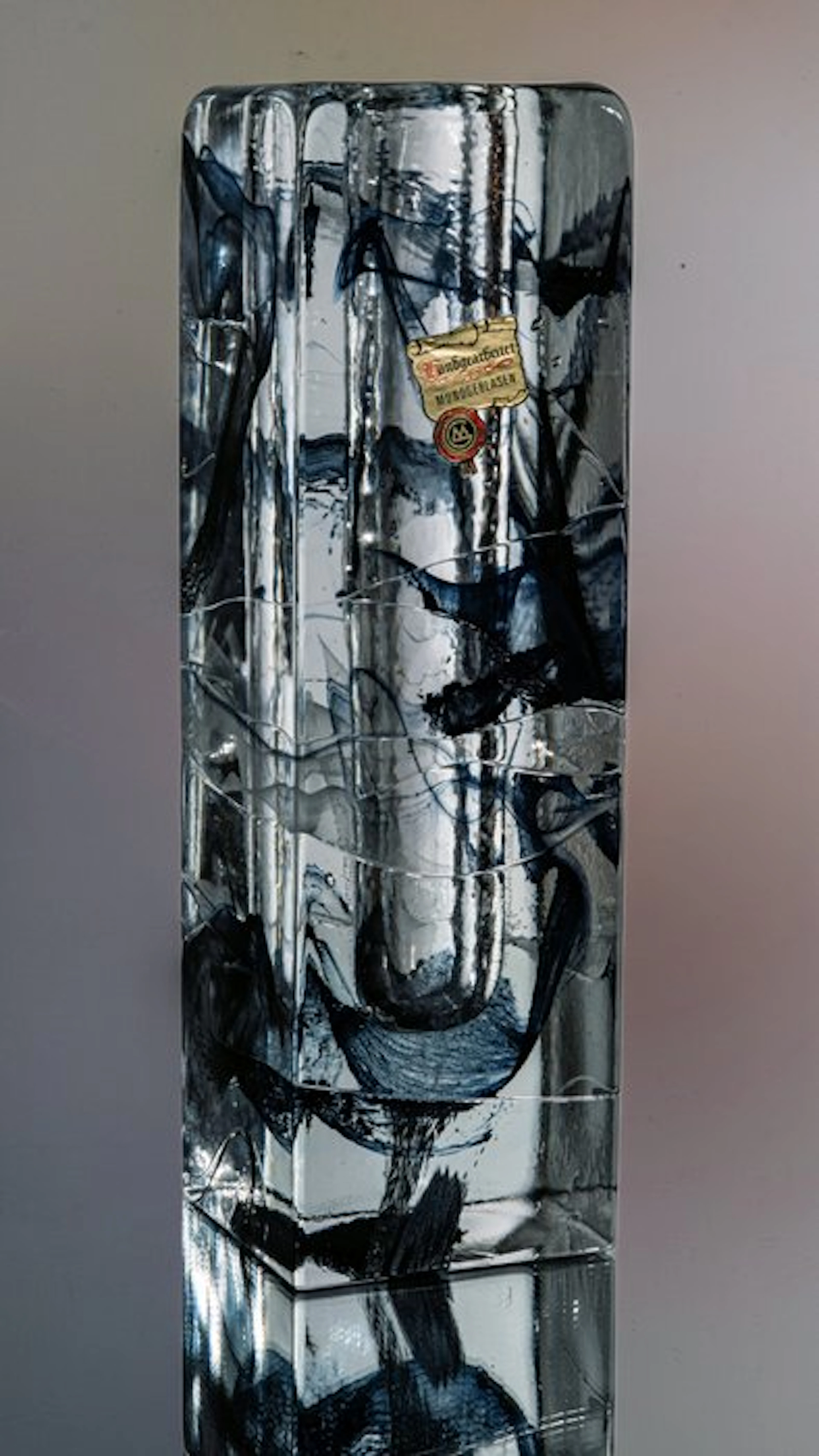 Marsberger Glaswerke Ritzenhoff - Vase - Blockkristall...
