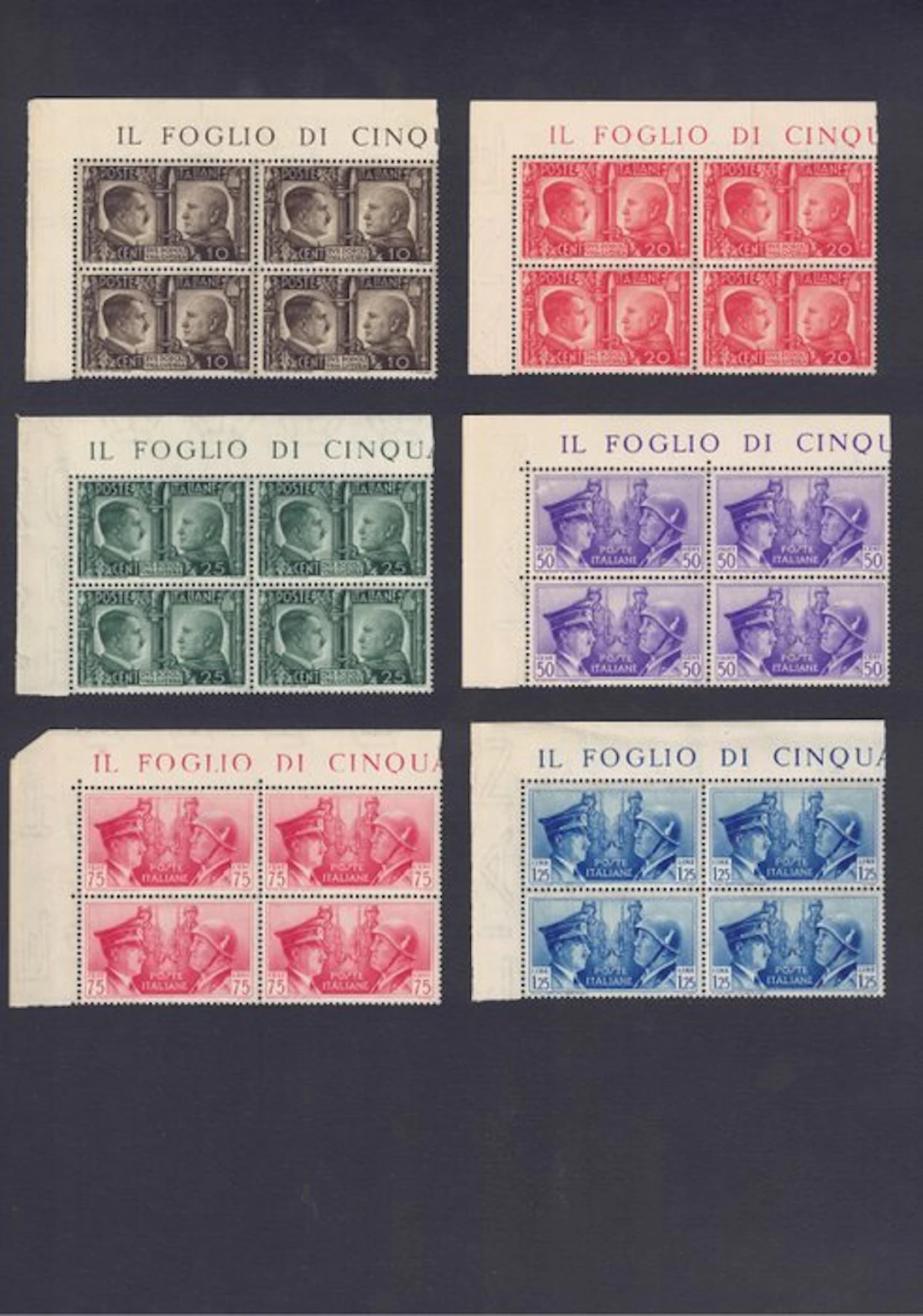Italy Kingdom 1941 - Italo-German Brotherhood of Arms - Sassone