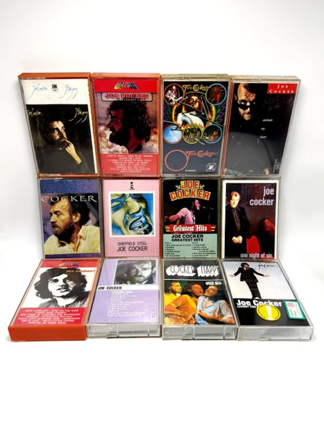 Joe Cocker - Collection of 12 x tapes - Multiple titles - Audio cassette - 1972